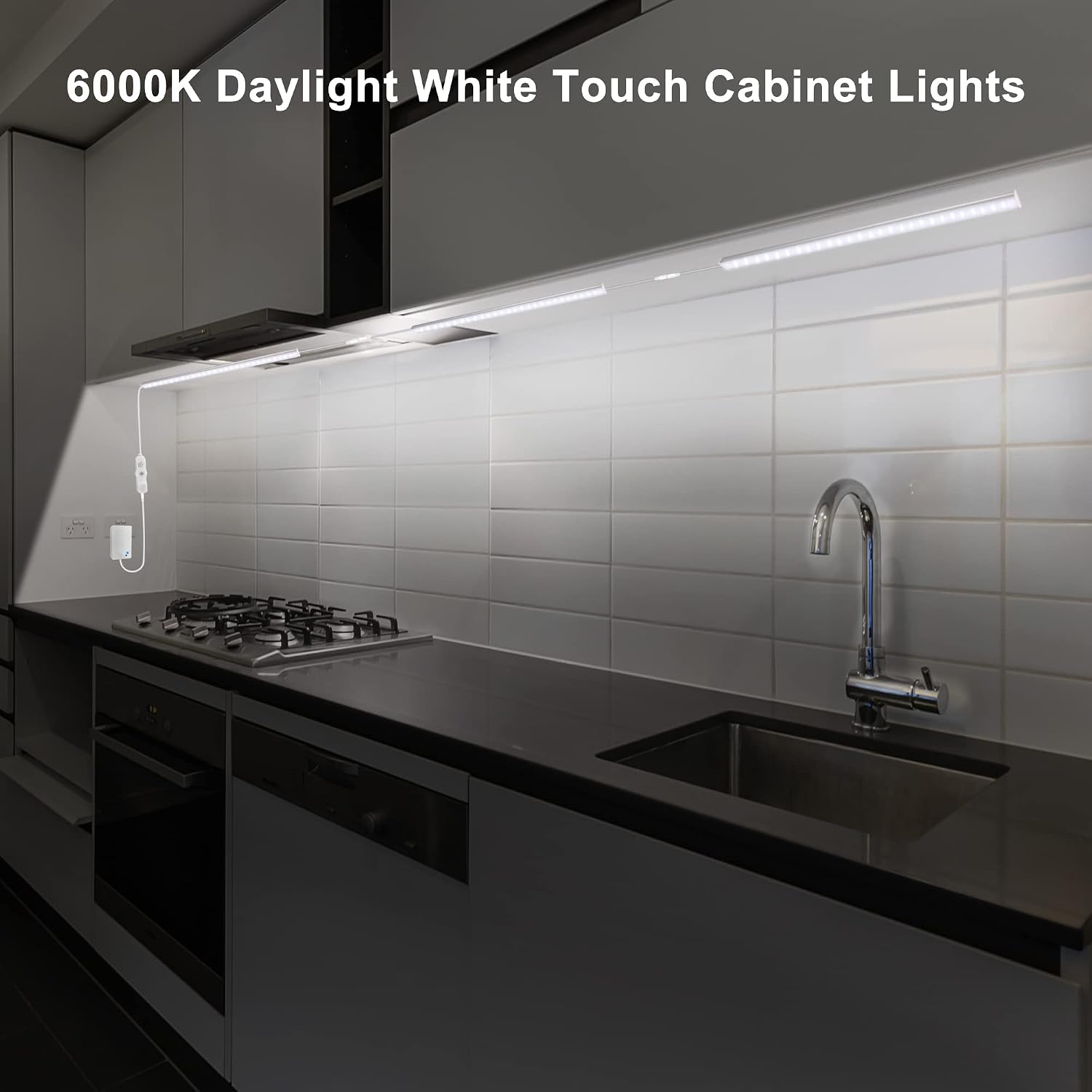 Thumbnail 1 de maylit 6 Pack 6000K 12-Inch Under-Cabinet LED Lights, Ultra-Thin and Dimmable