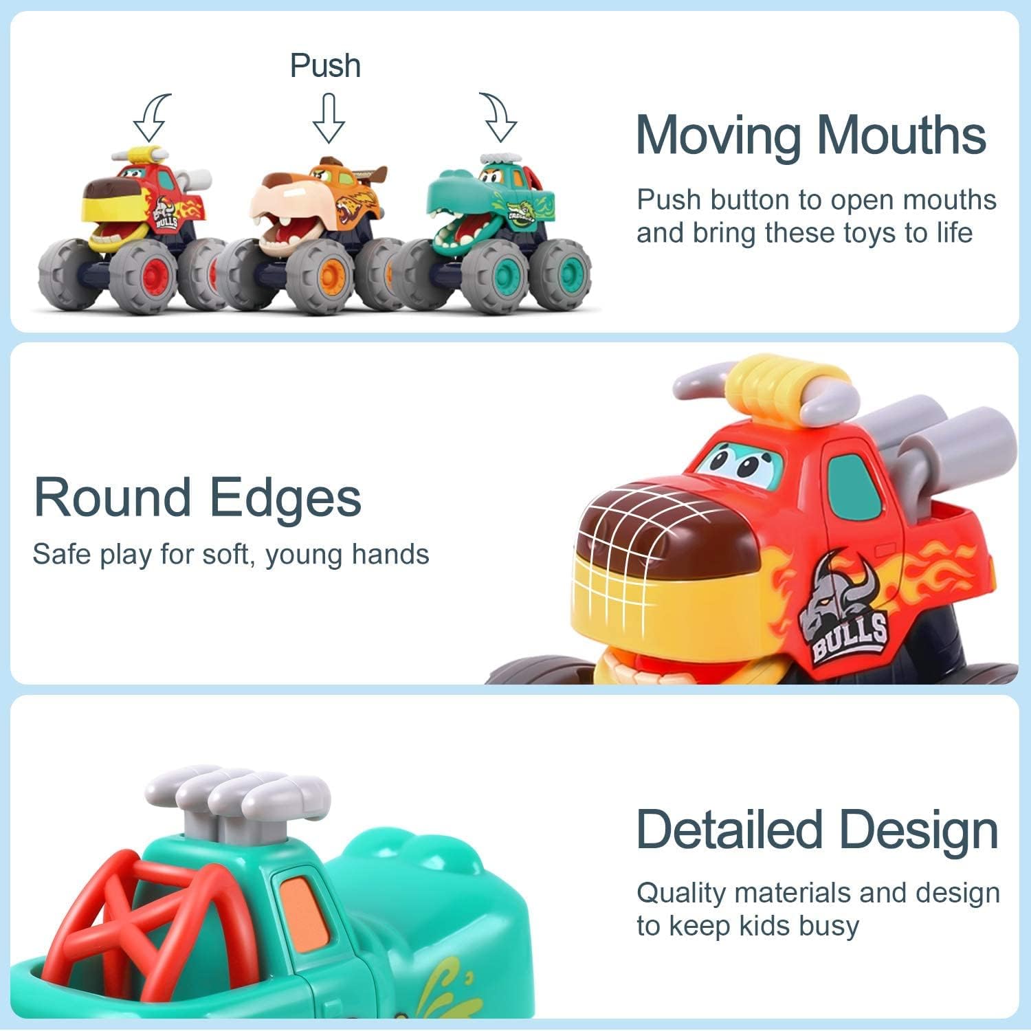 Thumbnail 3 de HOLA Baby Spielzeug Monstertrucks 3er-Set