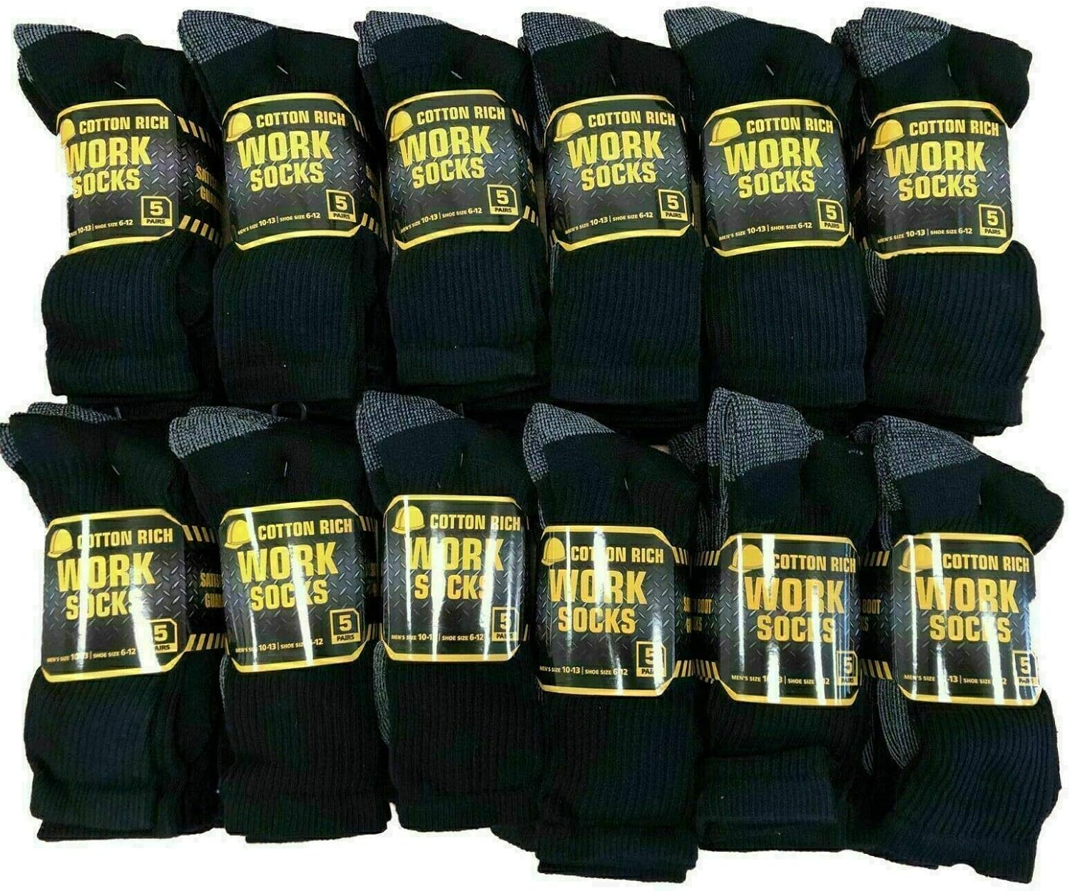 Detalle de Work socks with arch support 6-11
