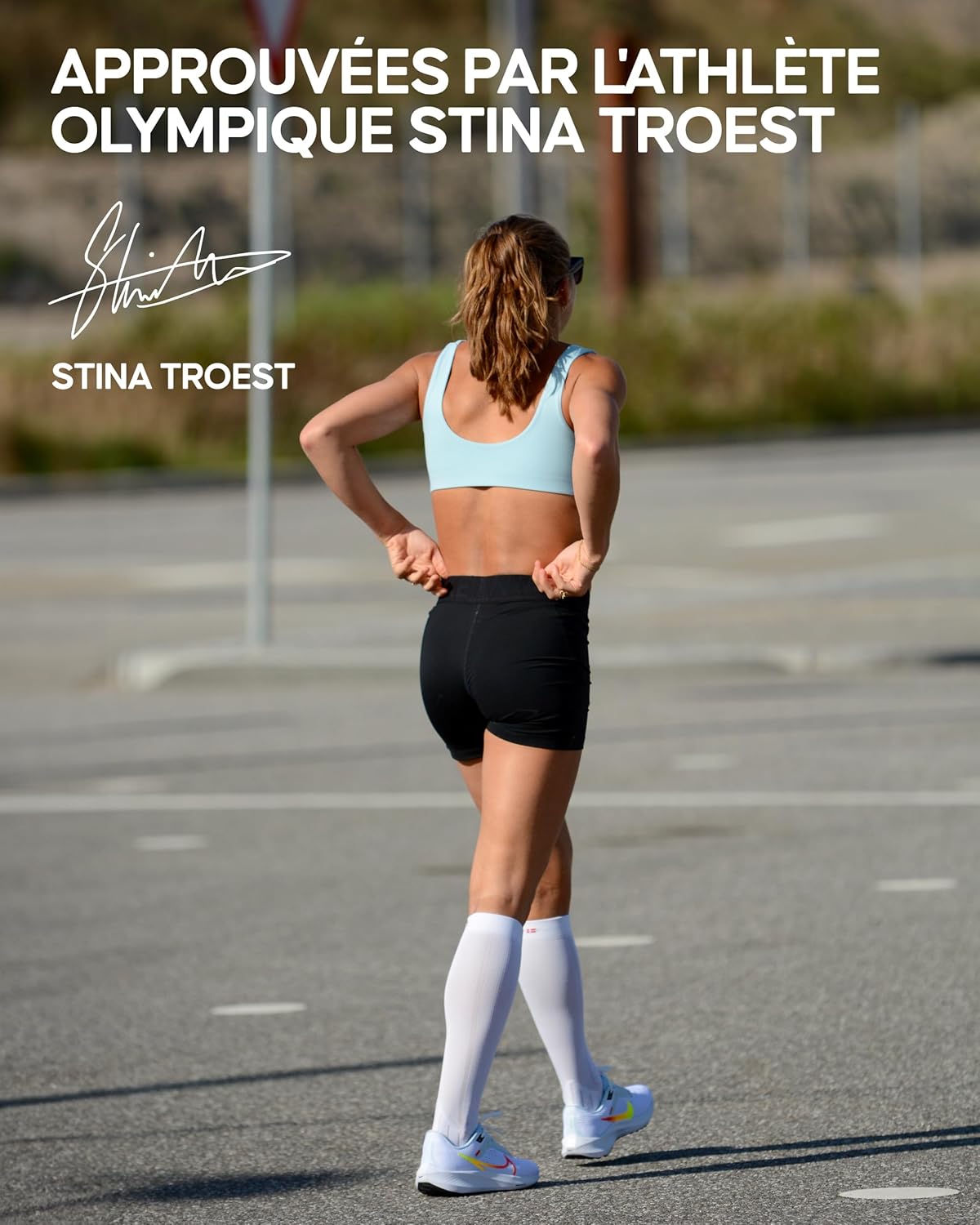 Thumbnail 4 de DANISH ENDURANCE 1 Paar Kompressionsstrümpfe 21–26 mmHg (Laufen & Sport) für Herren und Damen