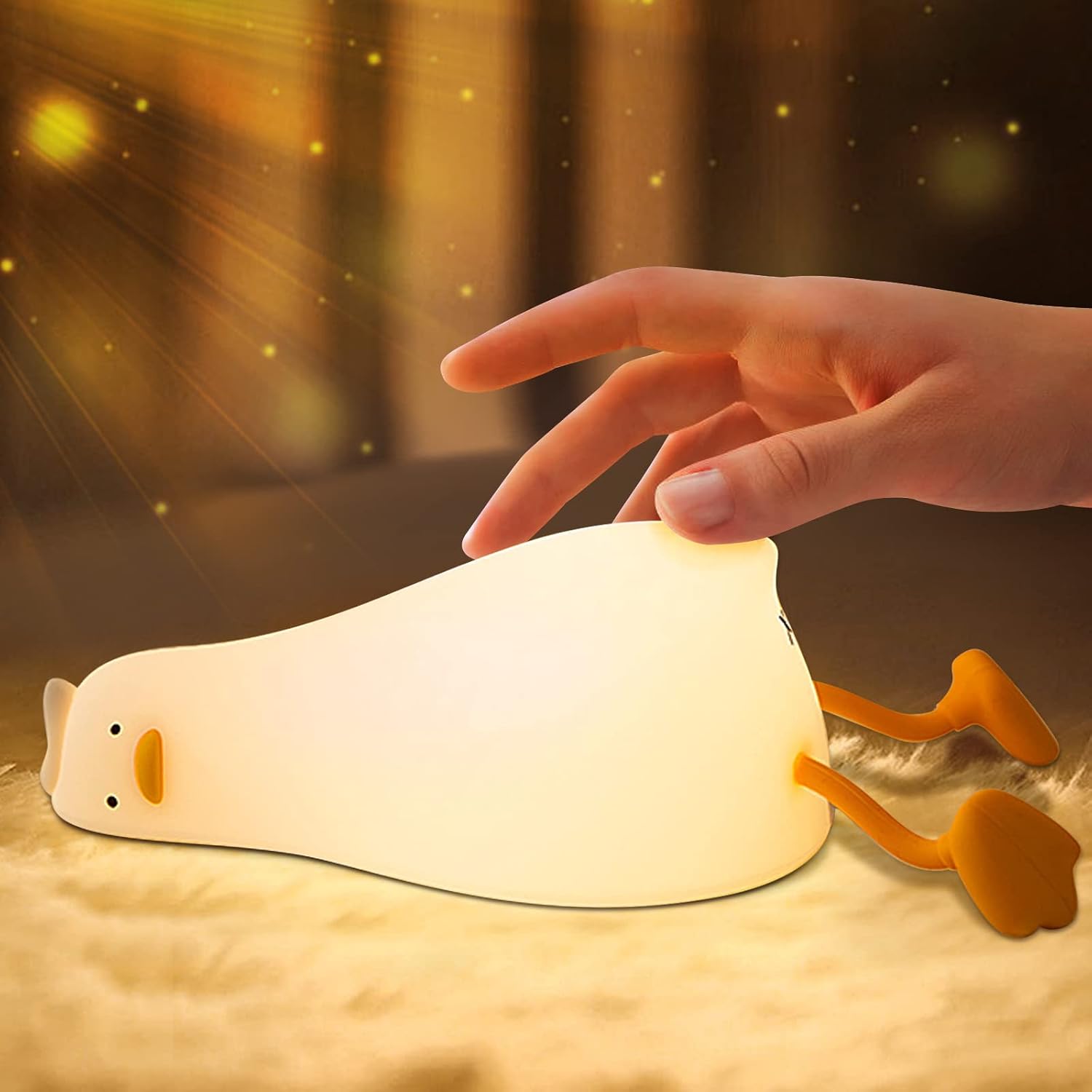 Detalle de LED Ente Nachtlicht Kinder 1200 mAh