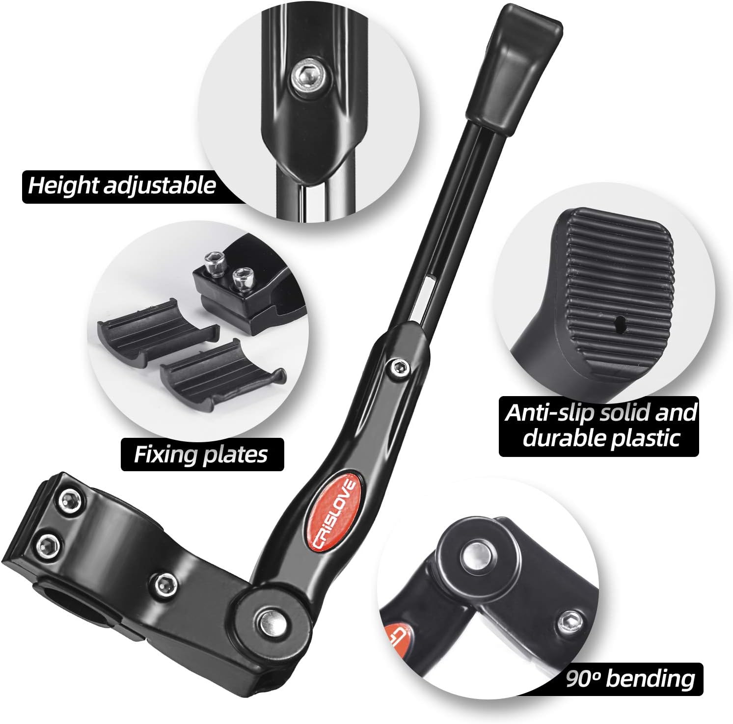 Detalle 1 de Crislove bike kickstand for 24-28 inch wheels