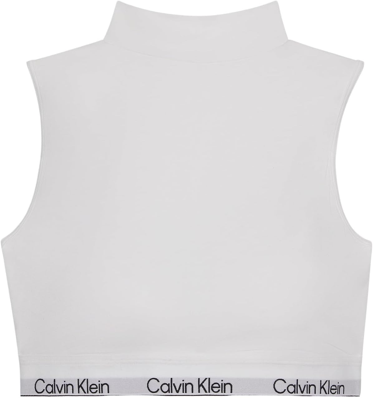 Detalle 2 de Calvin Klein Women's Lightly Lined Mockneck Bralette – Practical Everyday Comfort