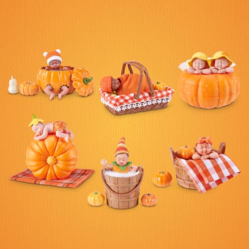 Detalle 2 de ZURU My Mini Baby Pumpkin Patch Series 1, muñecas sorpresa coleccionables, pack de 2