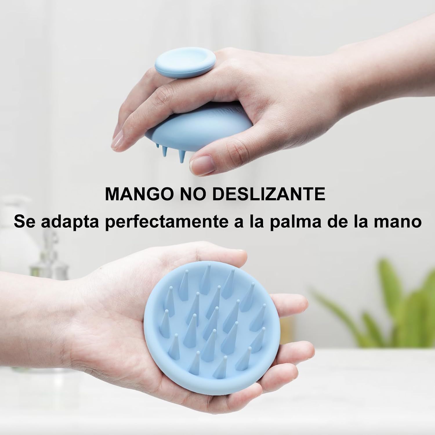 Detalle 2 de SHINLEA Masajeador cuero cabelludo Azul 19 dientes
