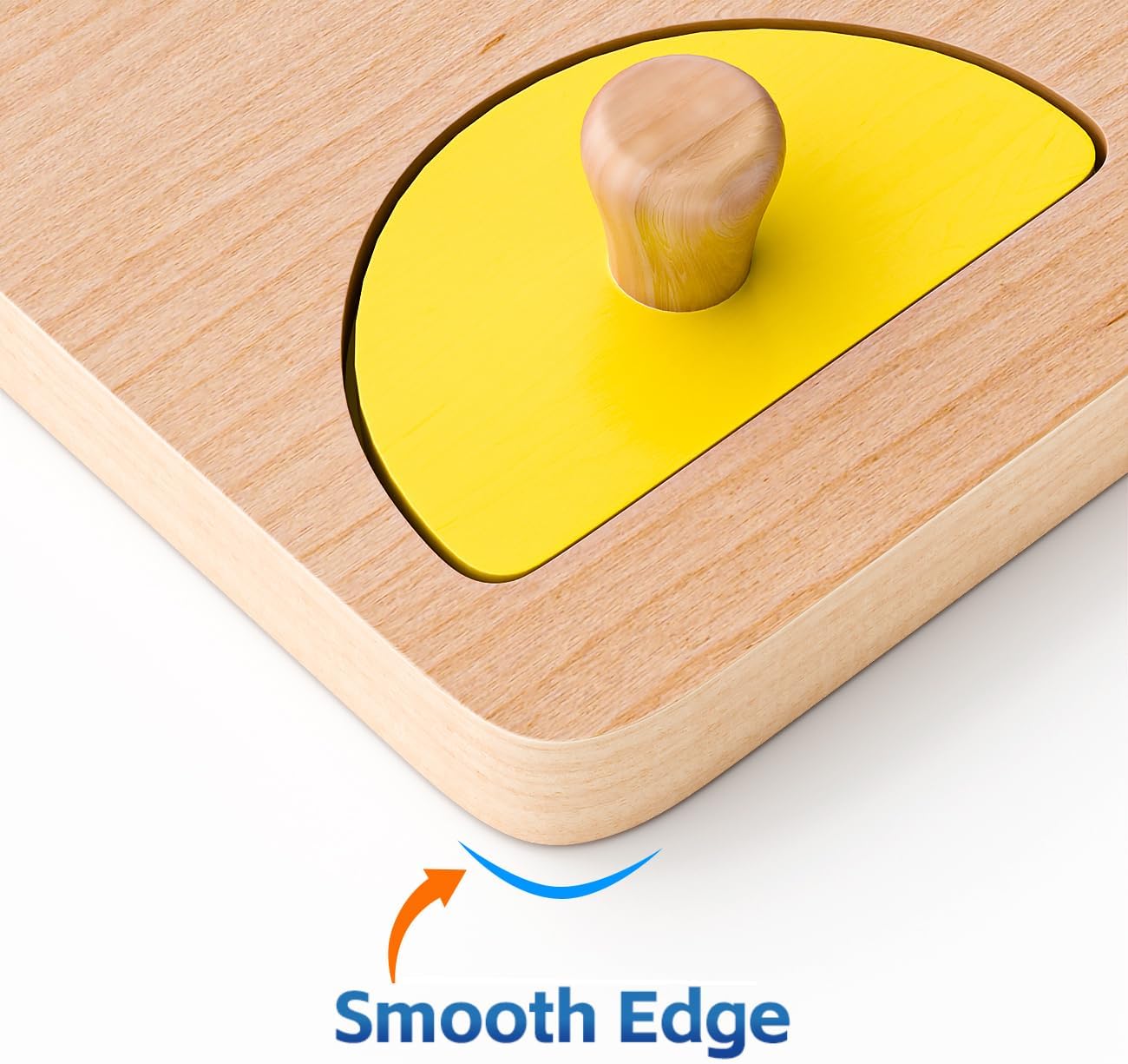 Thumbnail 4 de Wooden Shape Peg Puzzles for Toddlers (12–24 Months) – Montessori-style shape sorter & colour match wooden board
