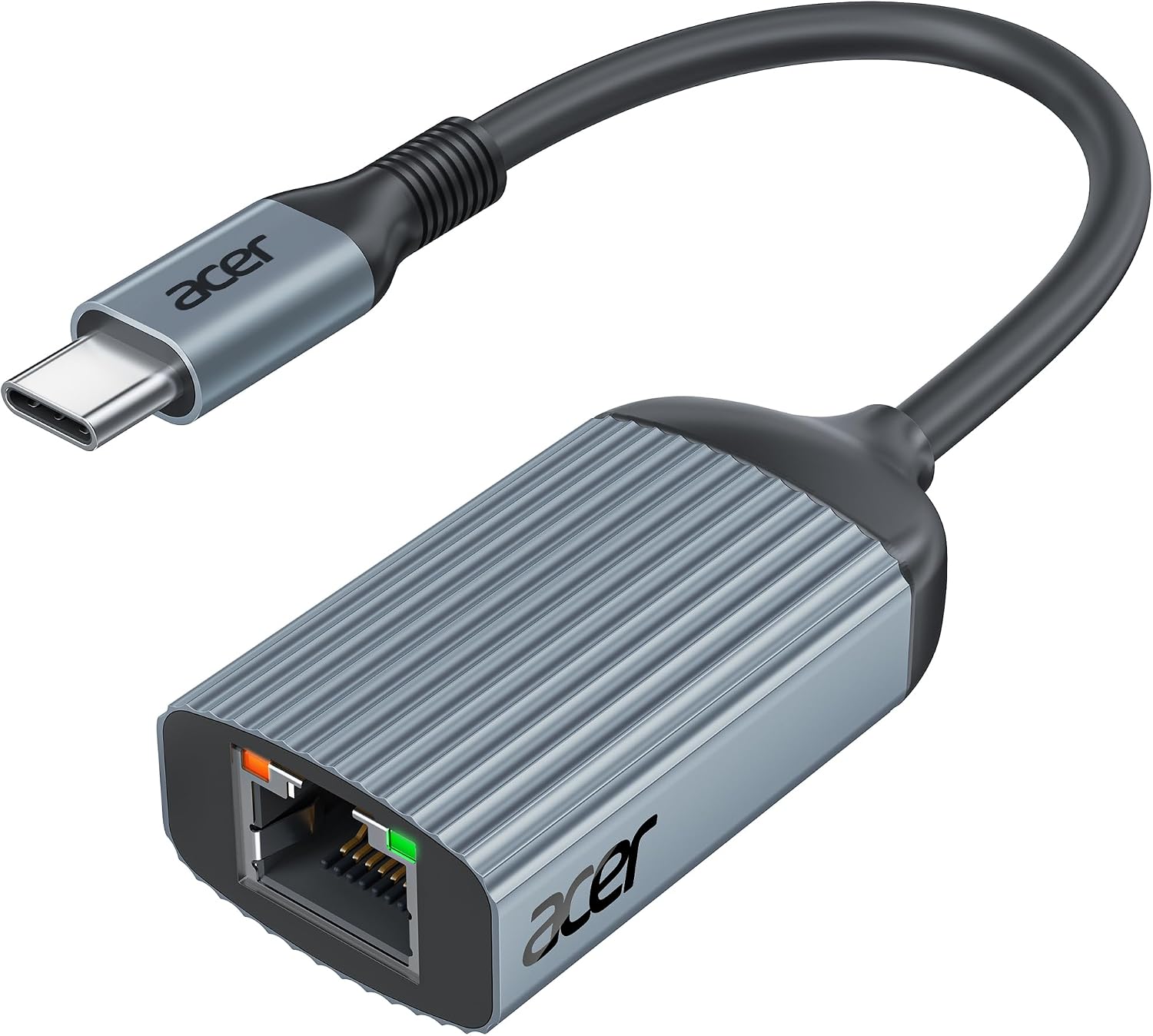 Detalle de acer USB‑C auf Ethernet Adapter (Thunderbolt 3/4 kompatibel) auf RJ45 Gigabit LAN