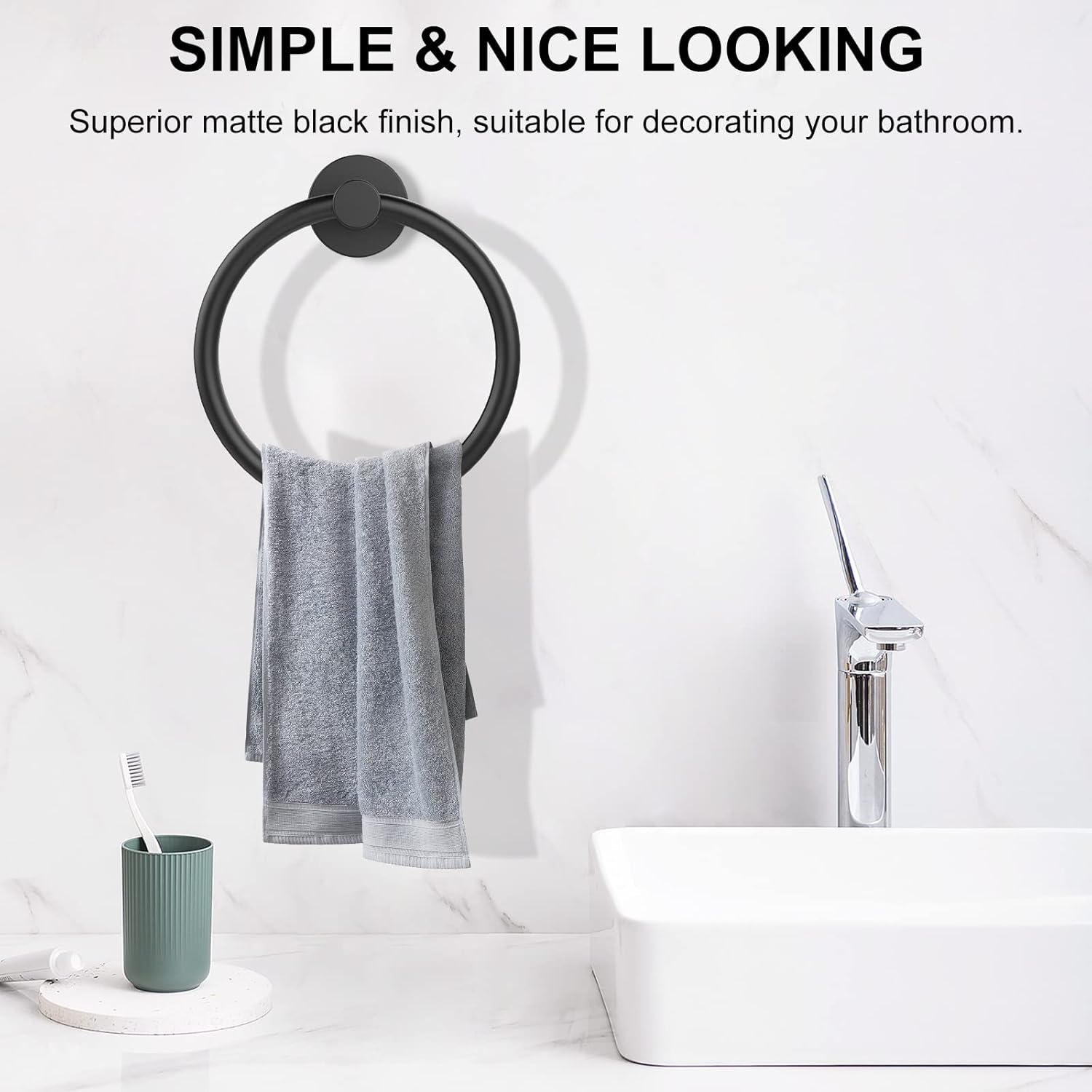 Thumbnail 2 de Towel ring setSail stainless steel