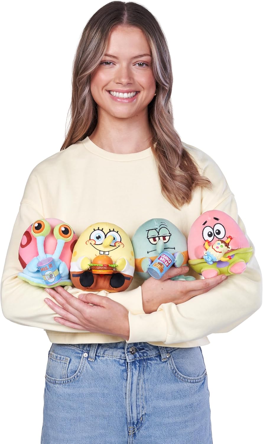 Thumbnail 6 de Snackles Licensed SpongeBob Squarepants 5-inch Plush with Snack Accessory