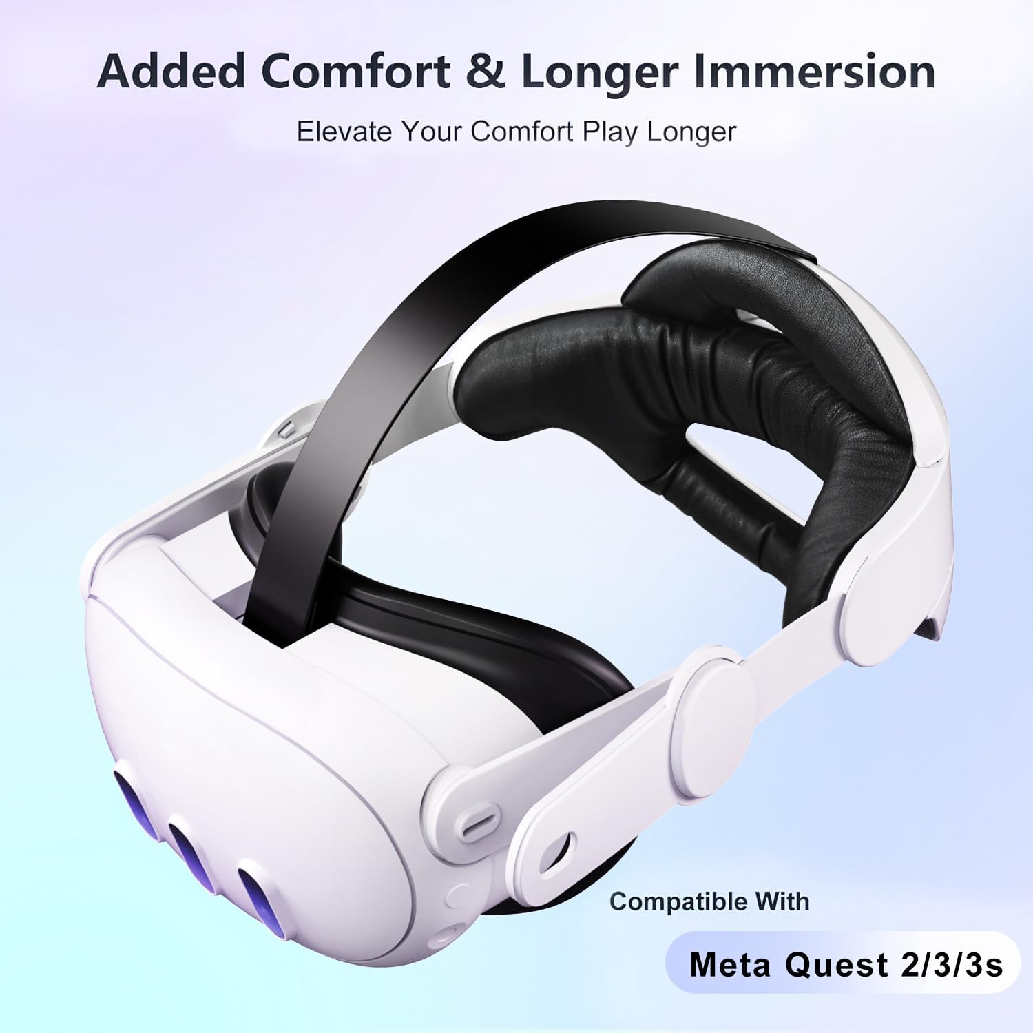 Detalle 2 de Saqico Halo Quest 2/3/3s Headstrap, Adjustable 3-in-1 VR Strap