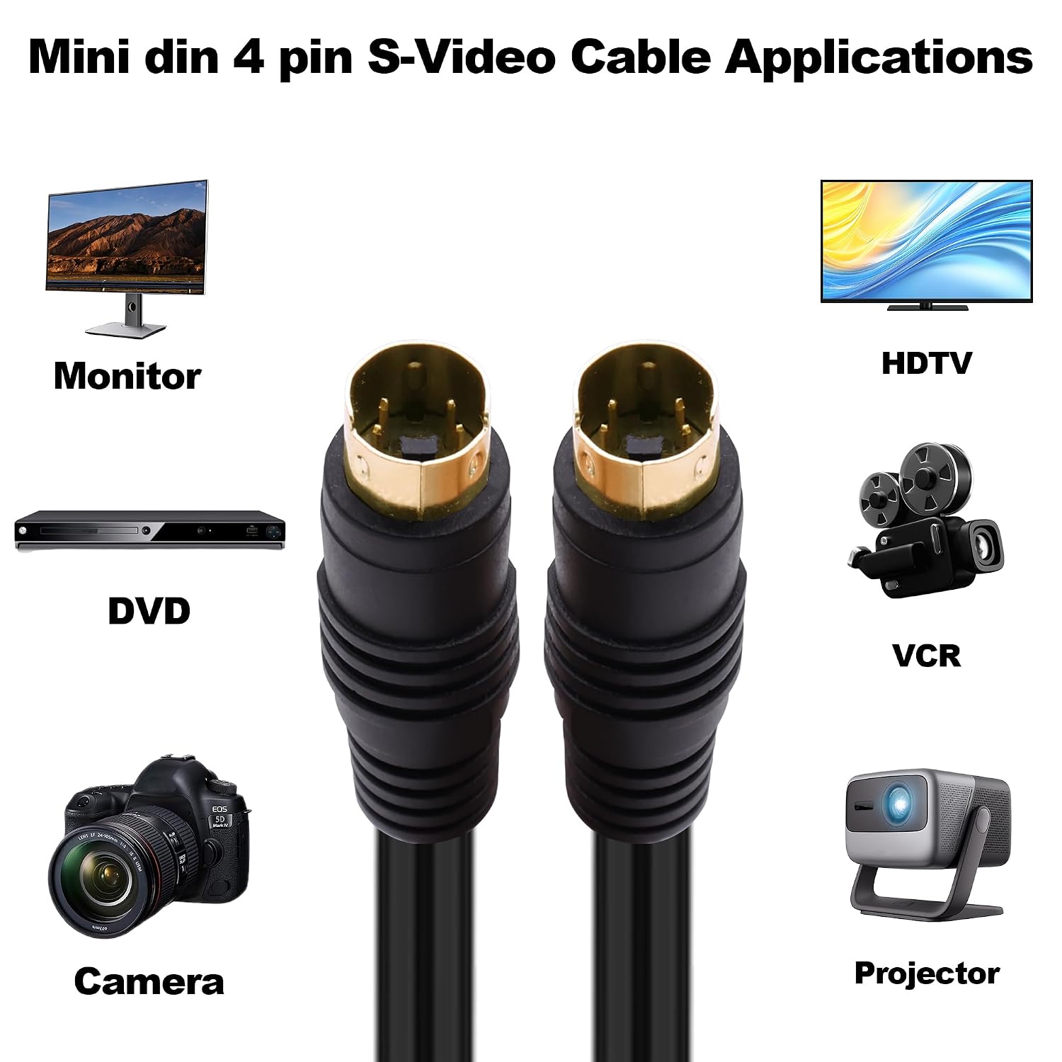 Thumbnail 5 de YARCHONN S-Video Kabel 1,5 m