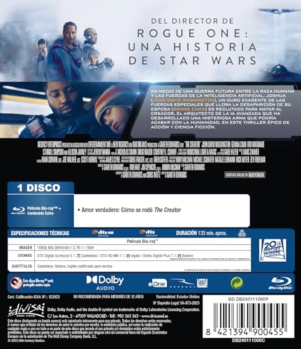 Thumbnail 1 de Divisa HV The Creator (Blu‑ray) 📀