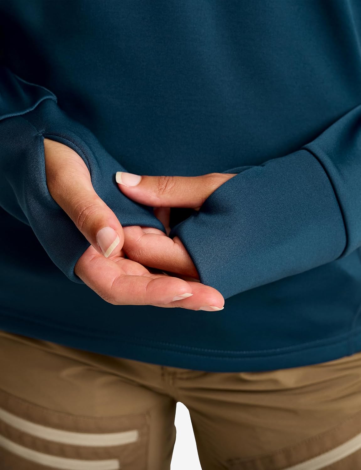 Thumbnail 4 de RevolutionRace Evolution Half-Zip Stretch Fleece da donna: pile elastico con mezza zip