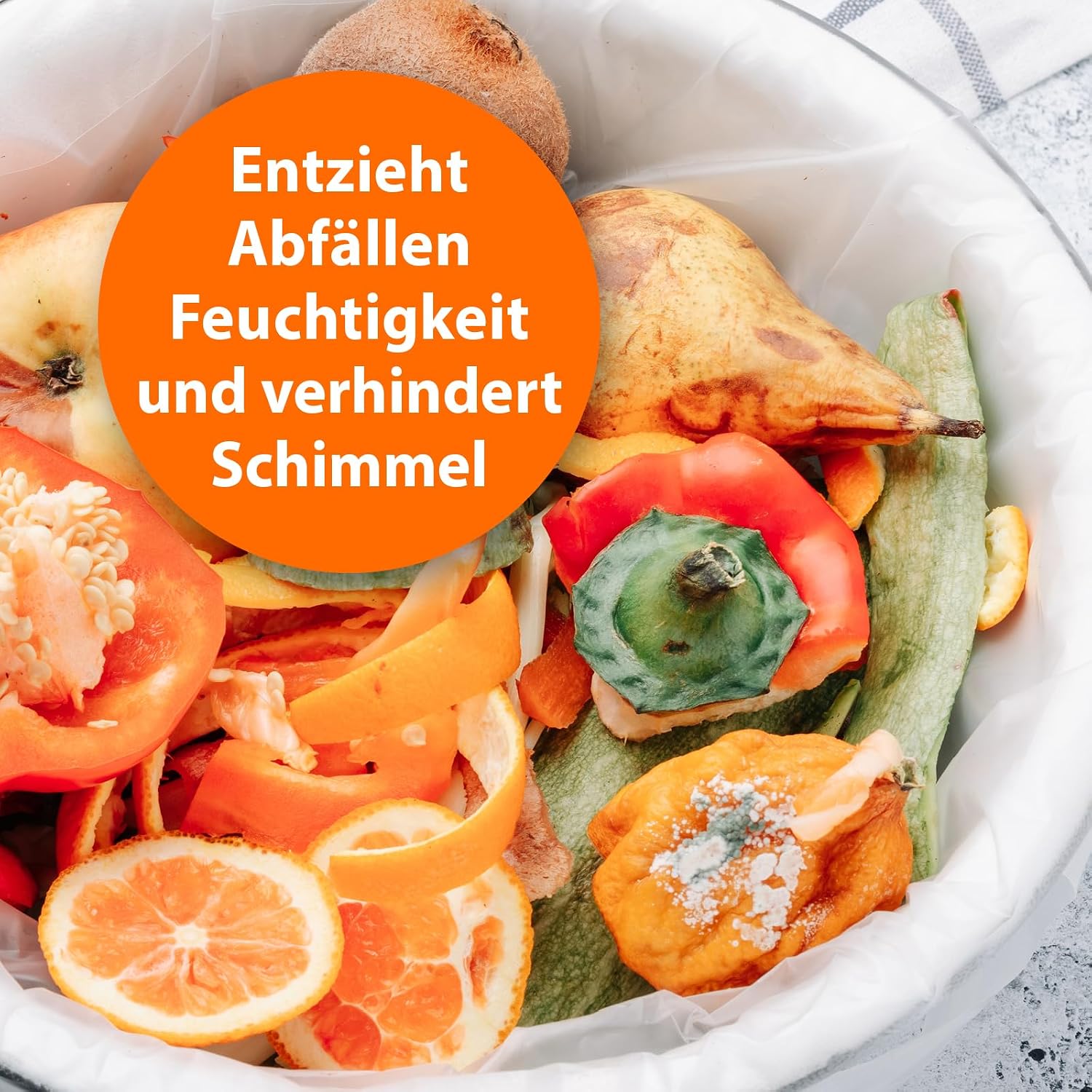 Detalle de ARDAP Biotonnenpulver 500 g – Gegen Maden, Gerüche und Ungeziefer in Bioabfällen