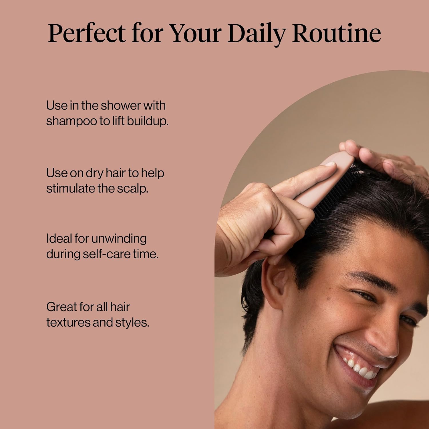Thumbnail 6 de Kitsch Scalp Renewal Brush, Black Exfoliating Hair Brush and Scalp Massager
