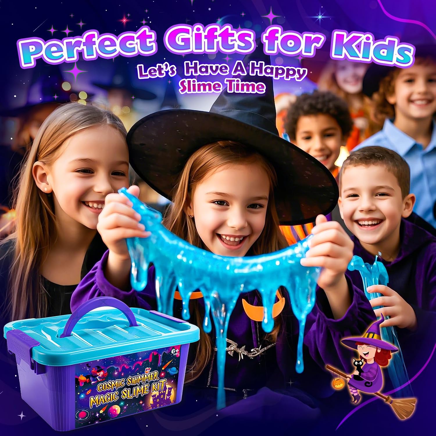 Thumbnail 6 de iKidiki Galaxy Slime Kit for Kids