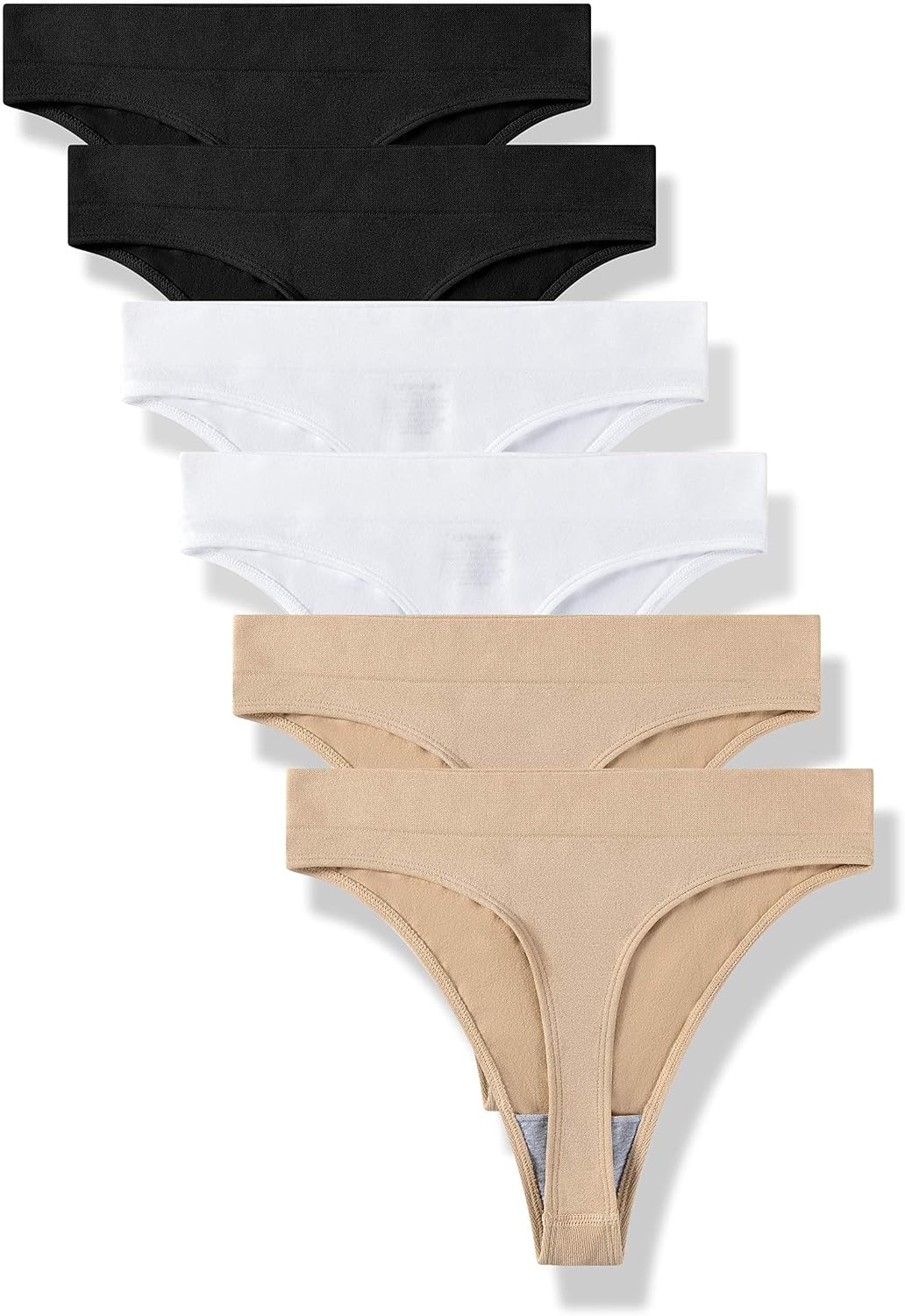 Detalle de GRANKEE High Waist String Tanga 92% Nylon