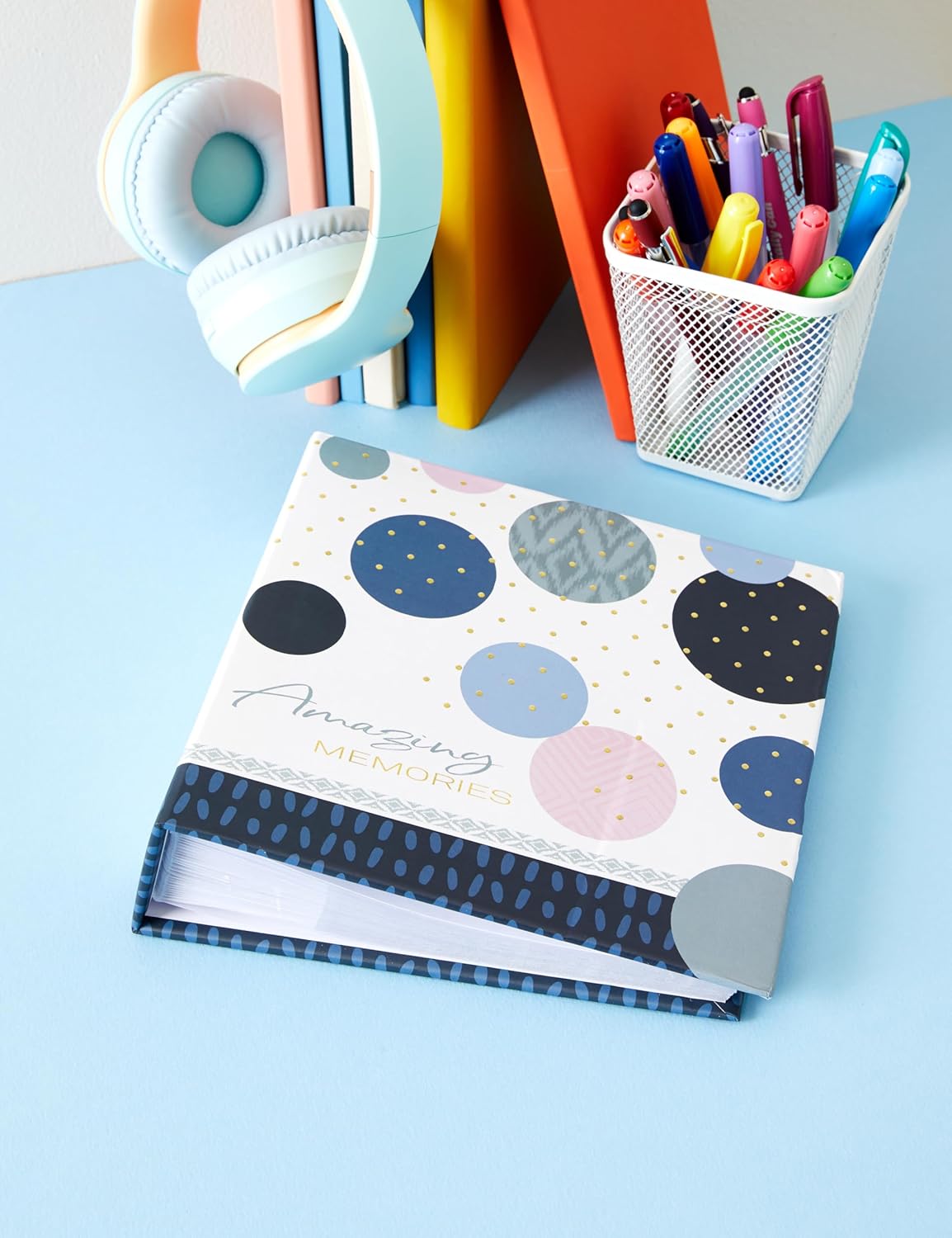 Thumbnail 4 de walther design Album Photo Bleu 200 Photos 9 x 13 cm Mémo Encart ME-485-L