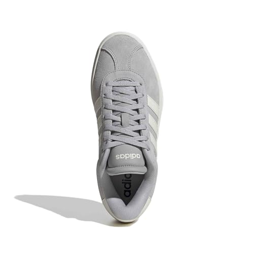 Thumbnail 1 de adidas VL Court Bold, baskets femme en cuir gris et blanc, 38 EU