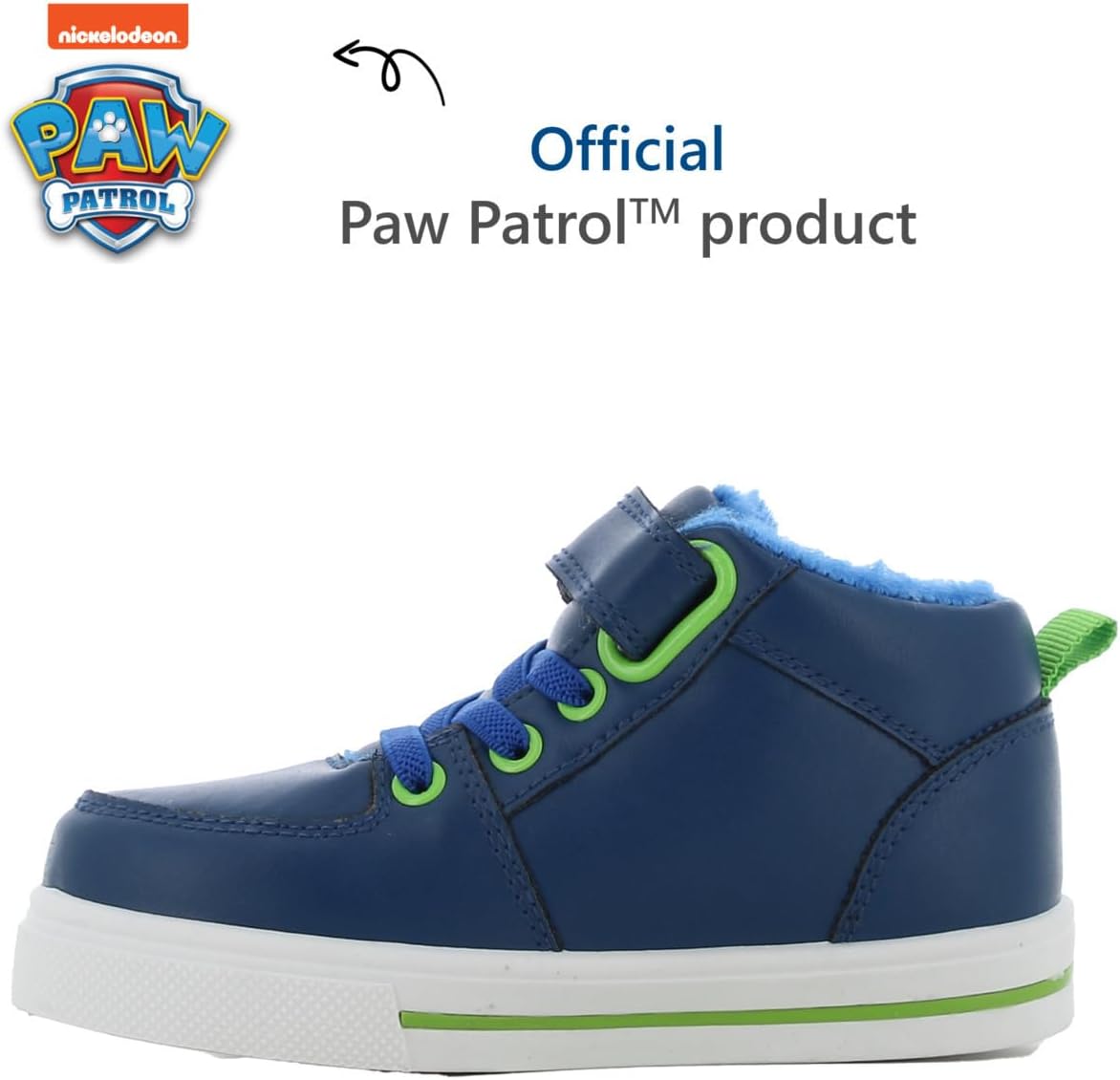 Detalle de Leomil Parent_PW_HighTop_Boy_noLED_W Paw Patrol-kindersportschoenen met lichte EVA-zool