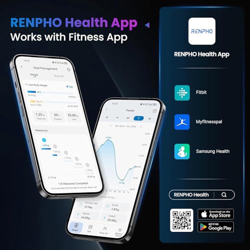 Thumbnail 4 de RENPHO Elis 1: báscula inteligente de grasa corporal y muscular con app y Bluetooth