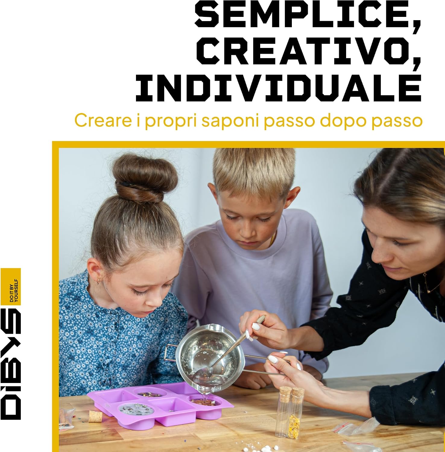 Detalle 2 de DIBYS Kit Sapone Fai da Te Creativo 15 pezzi