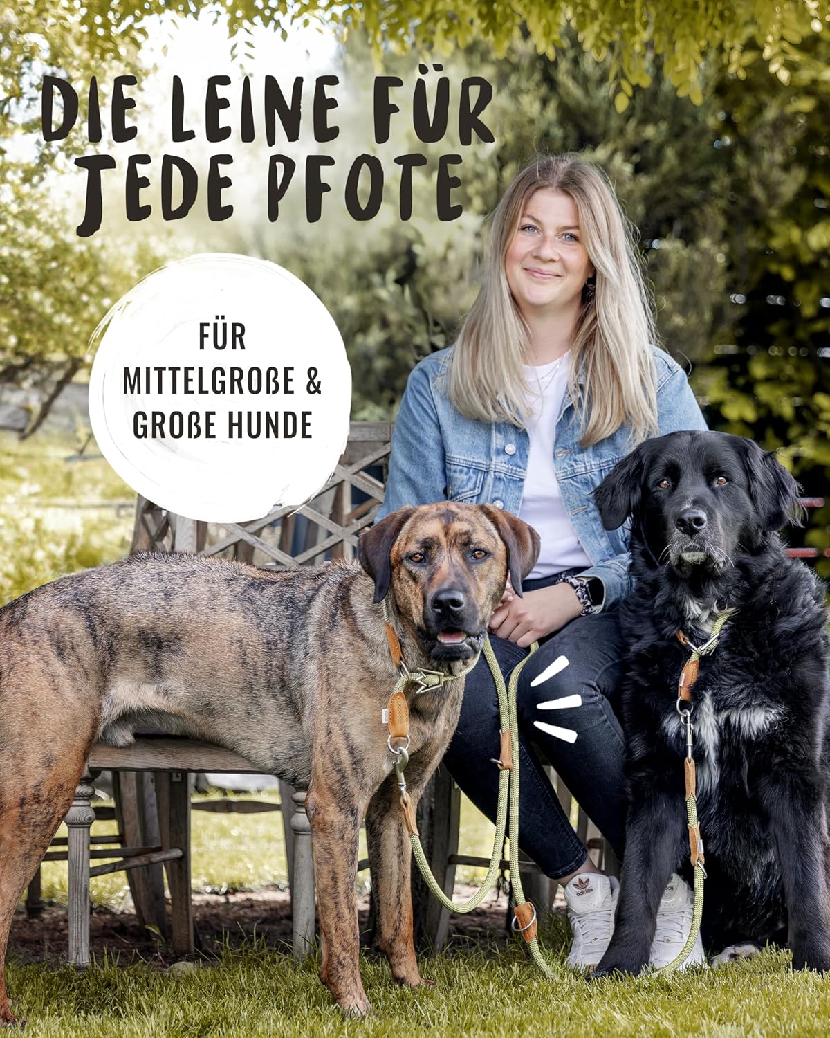 Thumbnail 5 de Rudelkönig Führleine Emma 2,30m Verstellbare Hundeleine