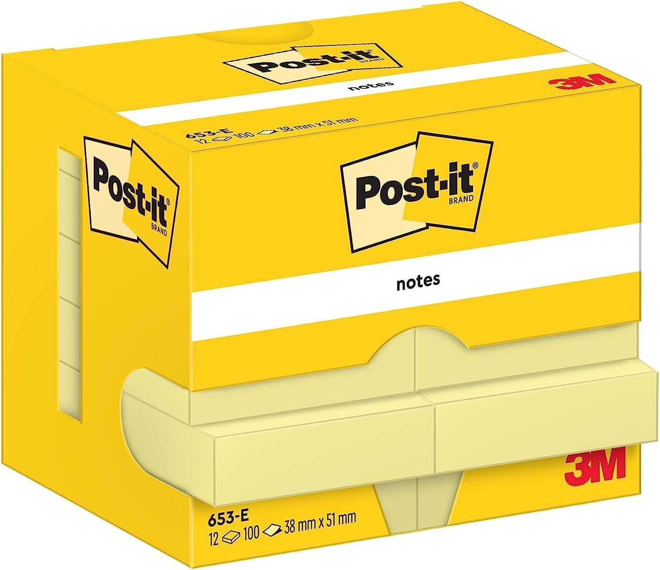 Thumbnail 1 de Post-it Foglietti Canary Yellow 12x100