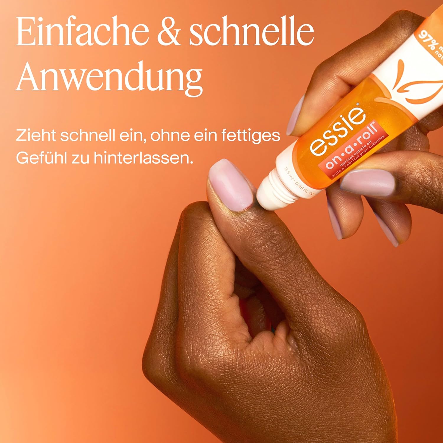 Thumbnail 5 de Essie On a Roll Apricot Nagelhautöl – kompakt roll-on für Feuchtigkeit und Pflege der Nägel