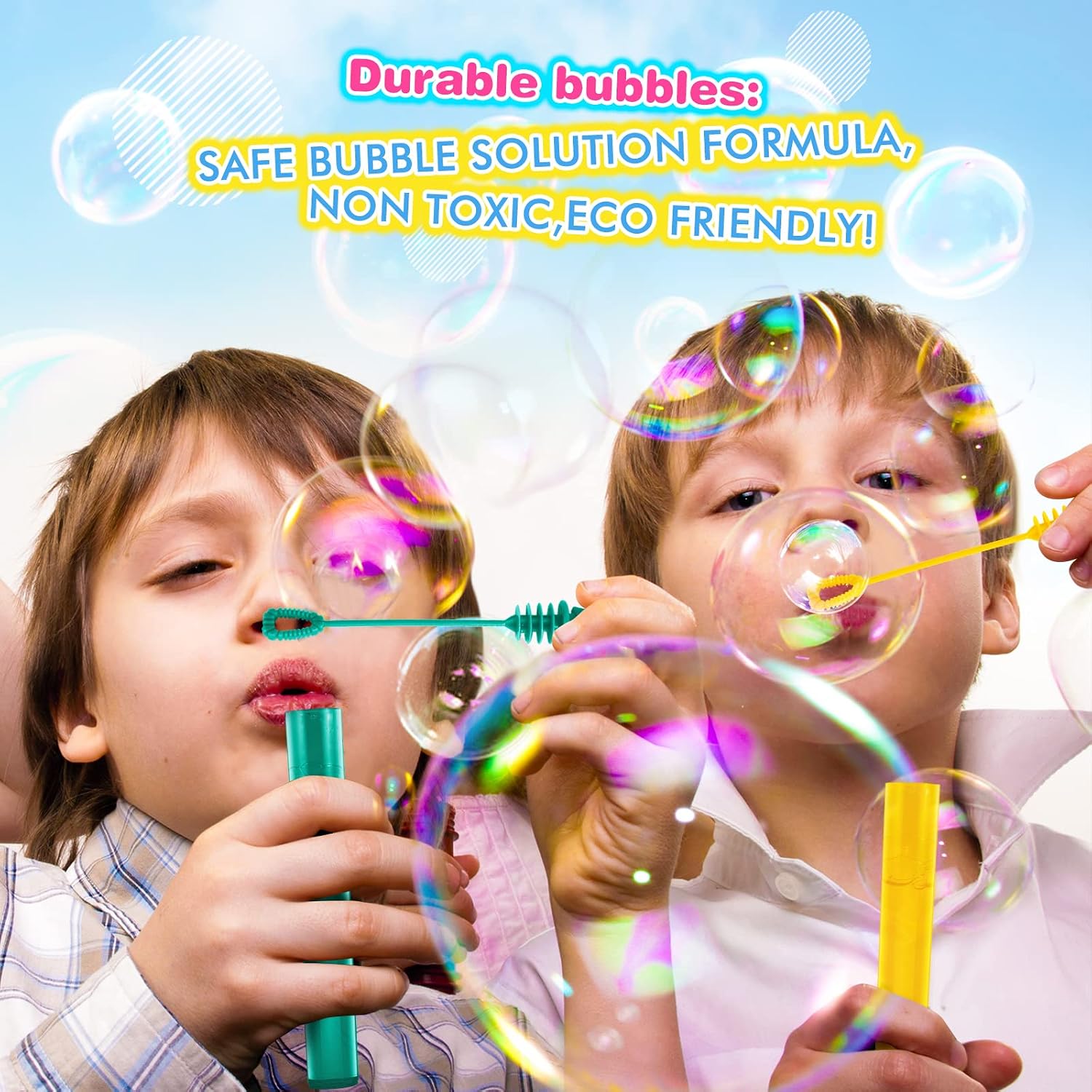 Detalle de SpringFlower 200-Piece Mini Bubble Wands Party Favor Assortment