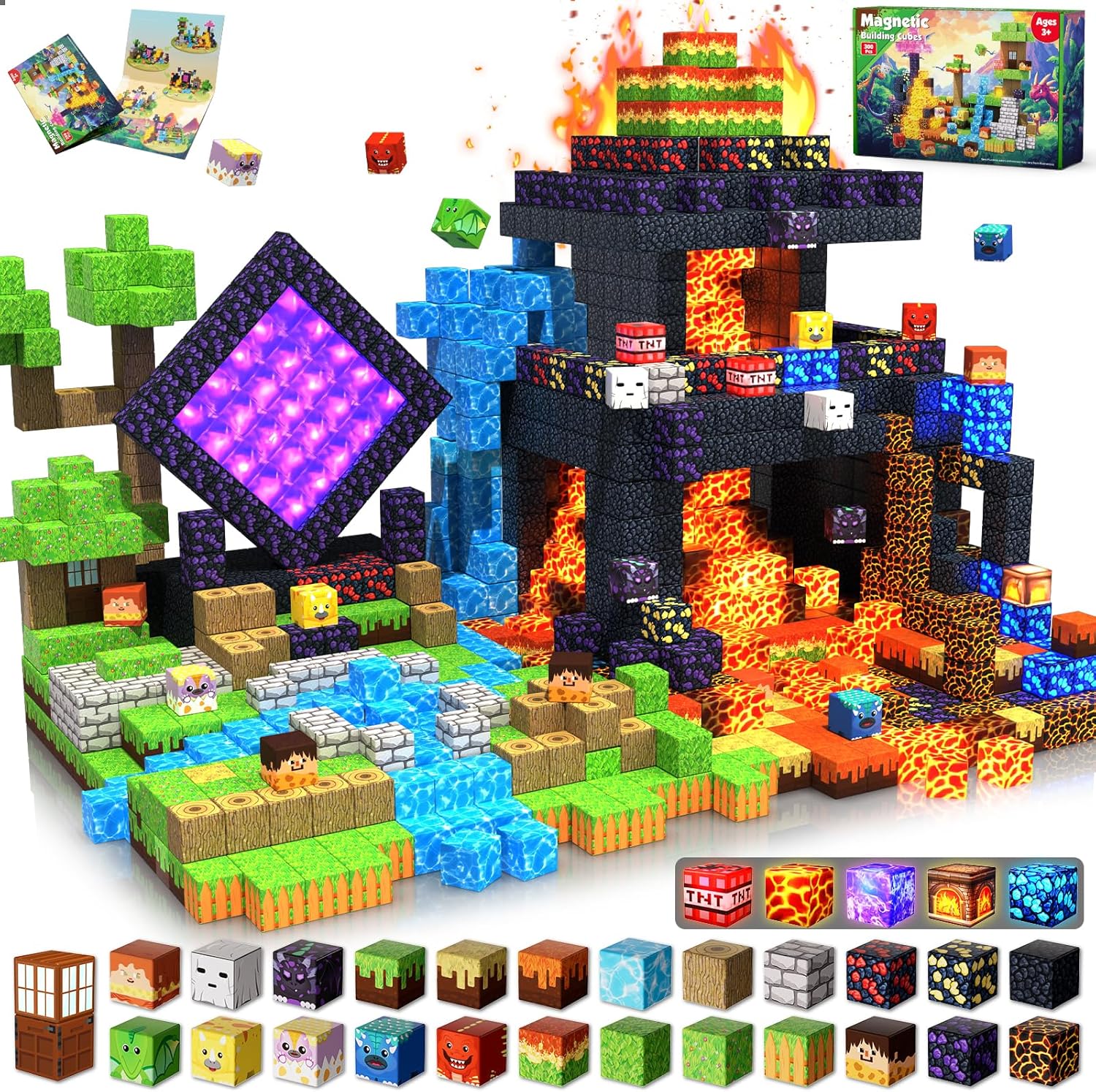 Thumbnail 5 de GraceDuck 300 Magnetic Blocks 🧩