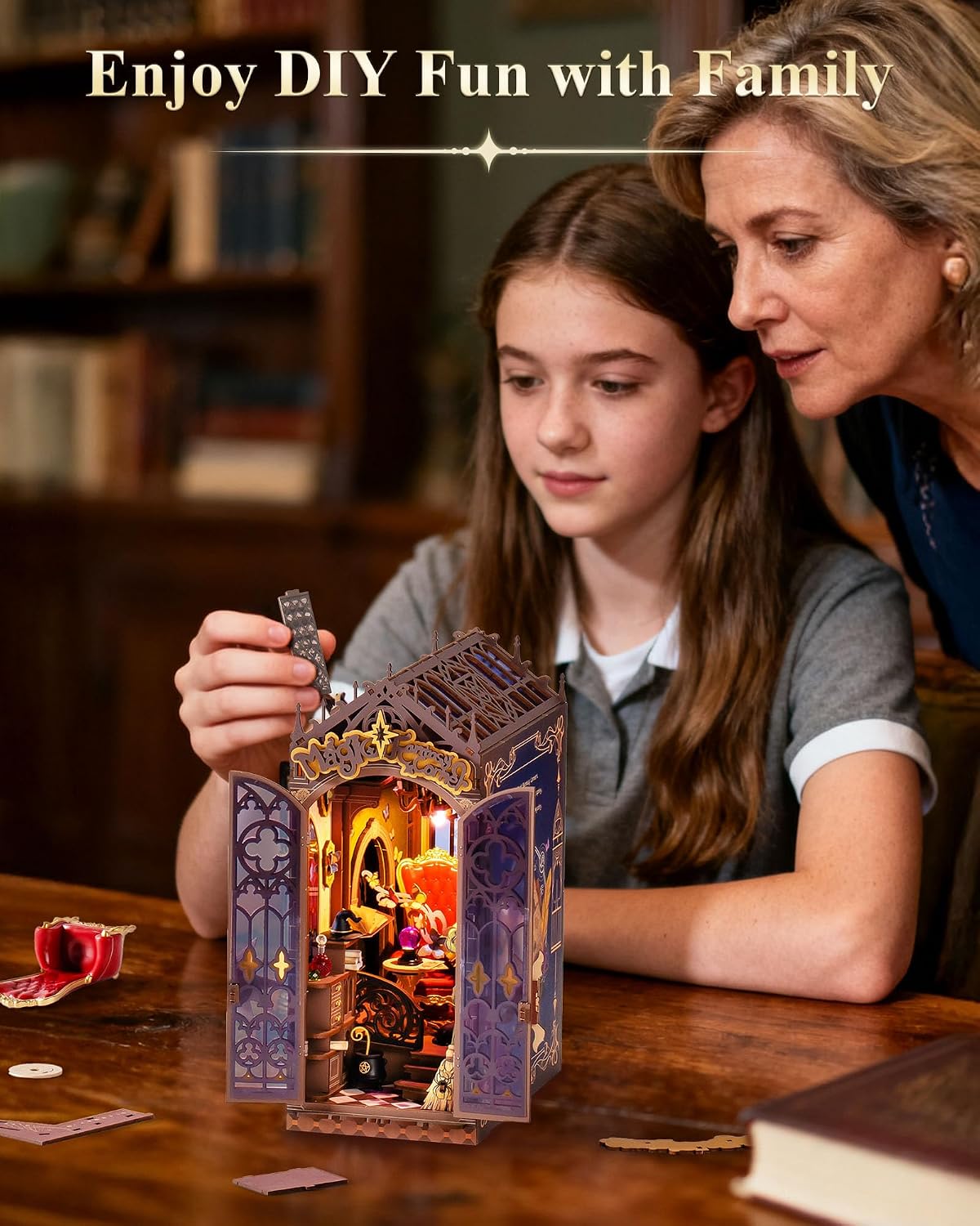 Thumbnail 5 de ROBOTIME Book Nook Kit Magic Fantasy Corner