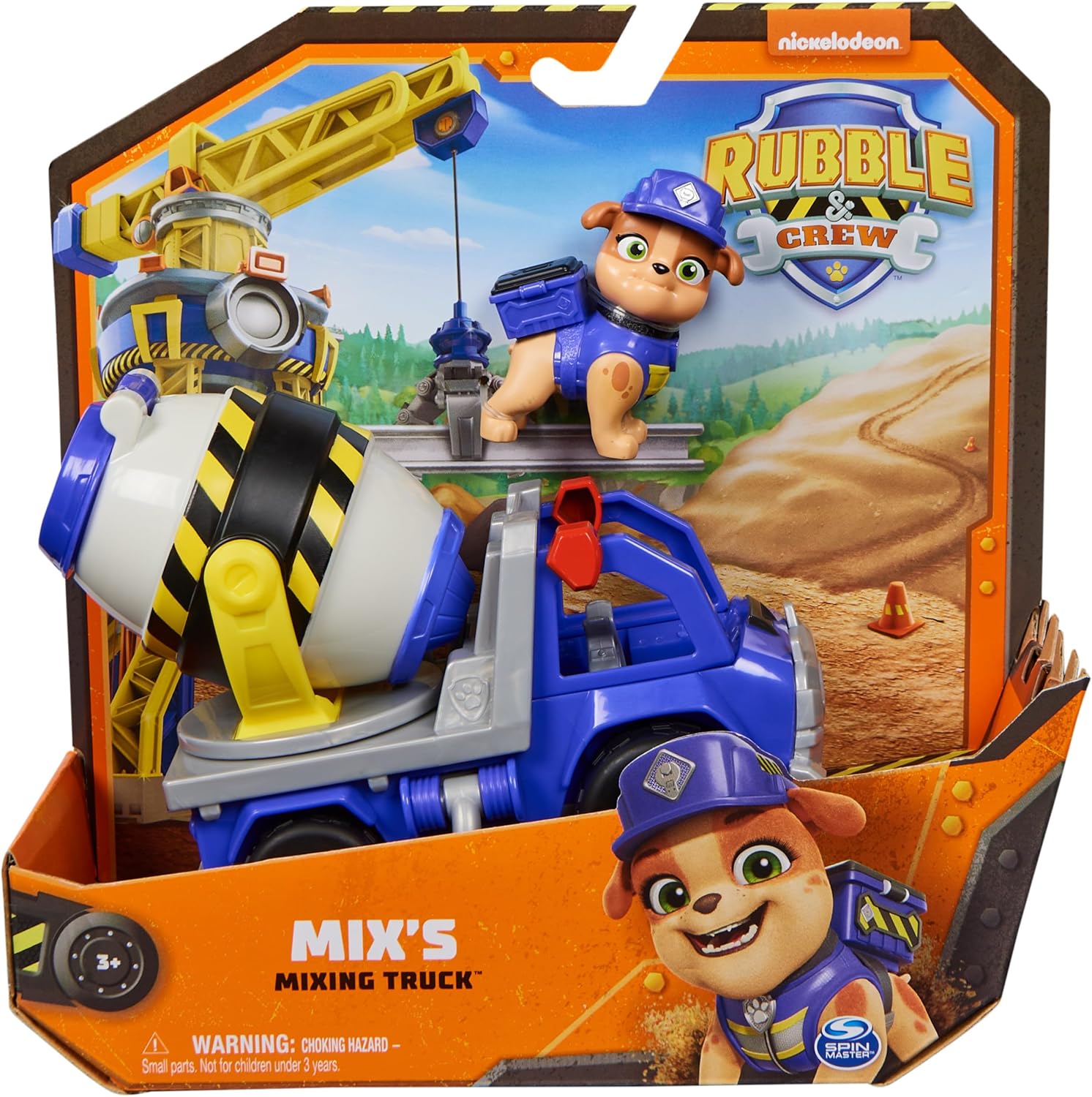Detalle 2 de Rubble & Crew Pack camión hormigonera y figura 6066540