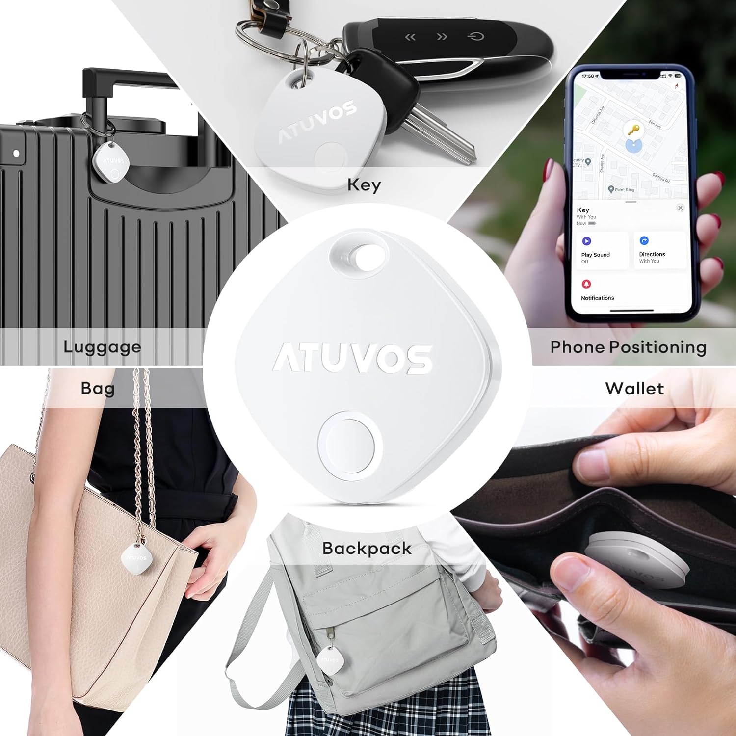 Thumbnail 5 de ATUVOS Air Tag Tracker 2-Pack