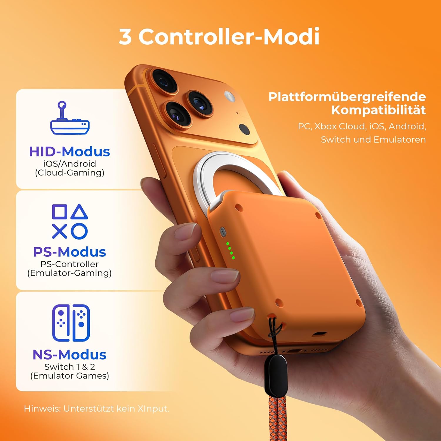 Thumbnail 6 de abxylute M4 Snap-On Mobile Gaming Controller 12 Stunden