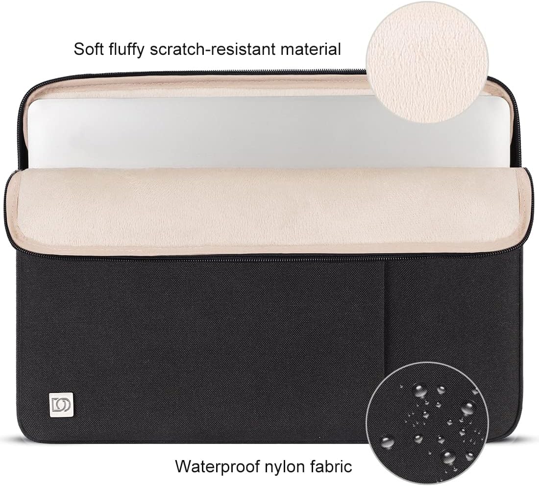 Detalle de DOMISO 13.3 inch Laptop Sleeve Case – Water-Resistant, Slim Protective Carrying Bag
