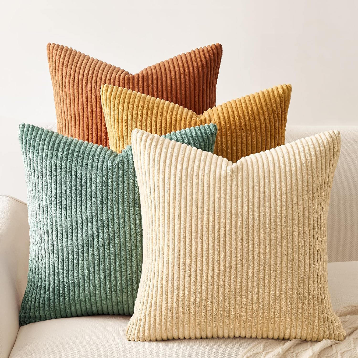 Detalle de Topfinel 18x18 Velvet Pillow Covers Set 🎨