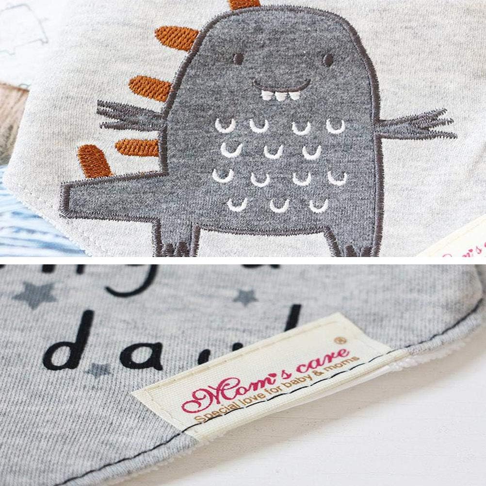 Thumbnail 2 de SLOSH 6 bavaglini neonato in cotone con bottoni regolabili (3–24 mesi)