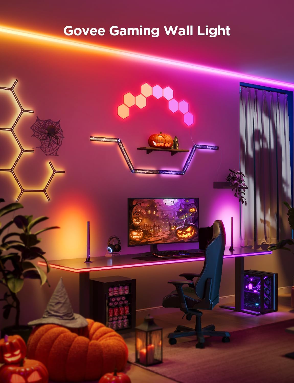 Detalle de Govee Hexagon LED Wall Lights 10-Pack