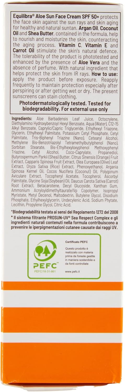 Thumbnail 5 de Equilibra Crema Viso Solare SPF50+ 75 ml – Protezione e Idratazione per una Abbronzatura Sana