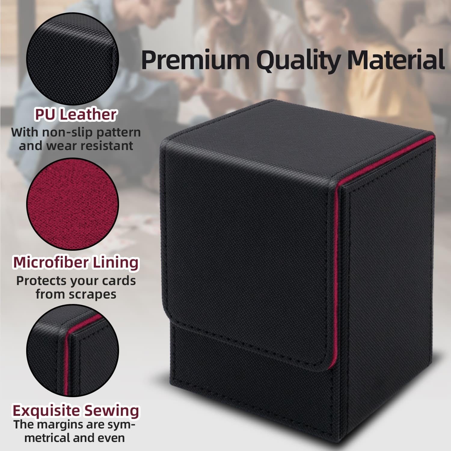 Thumbnail 3 de Tolesum Box Porta Mazzo MTG: Protezione elegante per 100+ carte, chiusura magnetica e accesso rapido