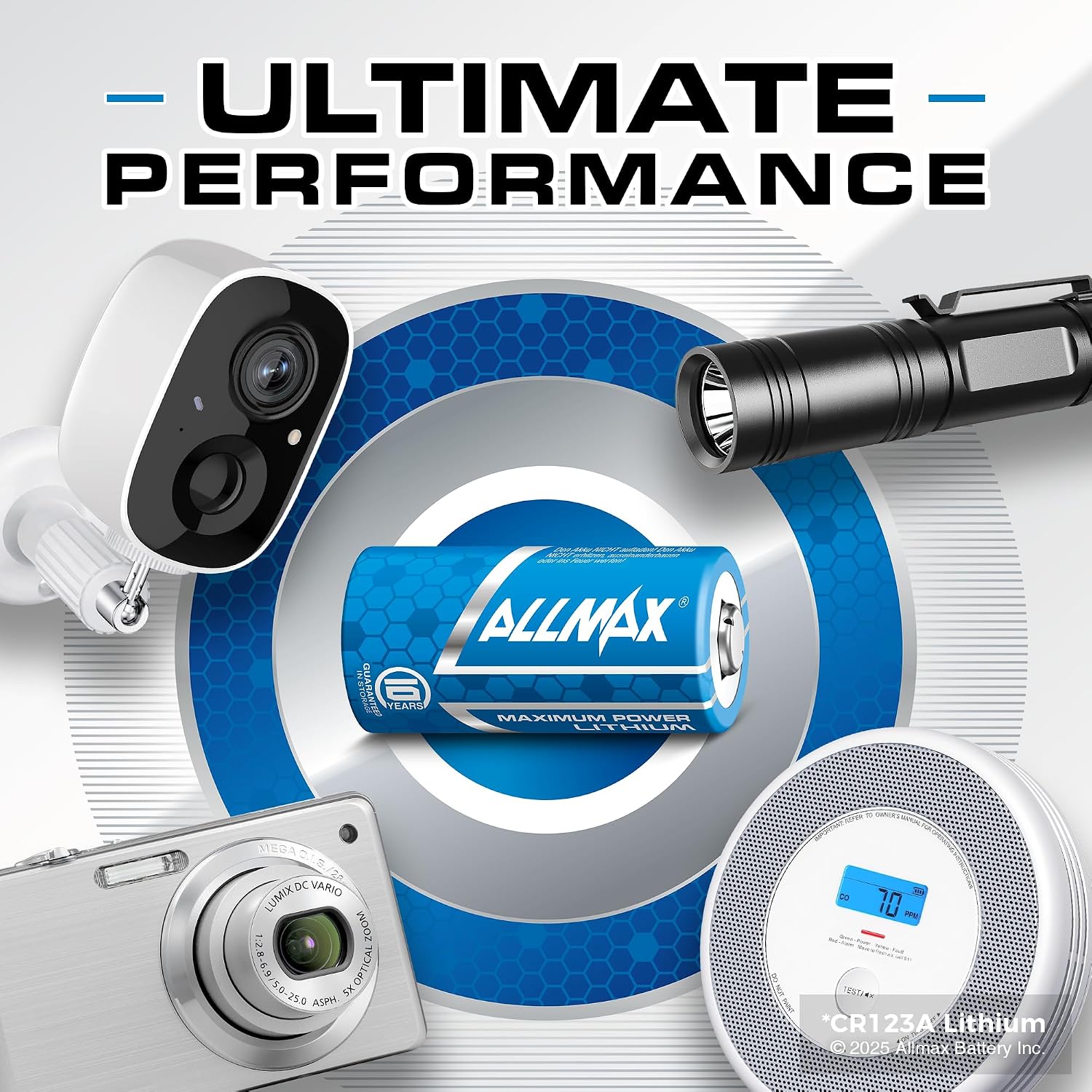 Detalle 2 de Allmax CR123A Lithium Batteries