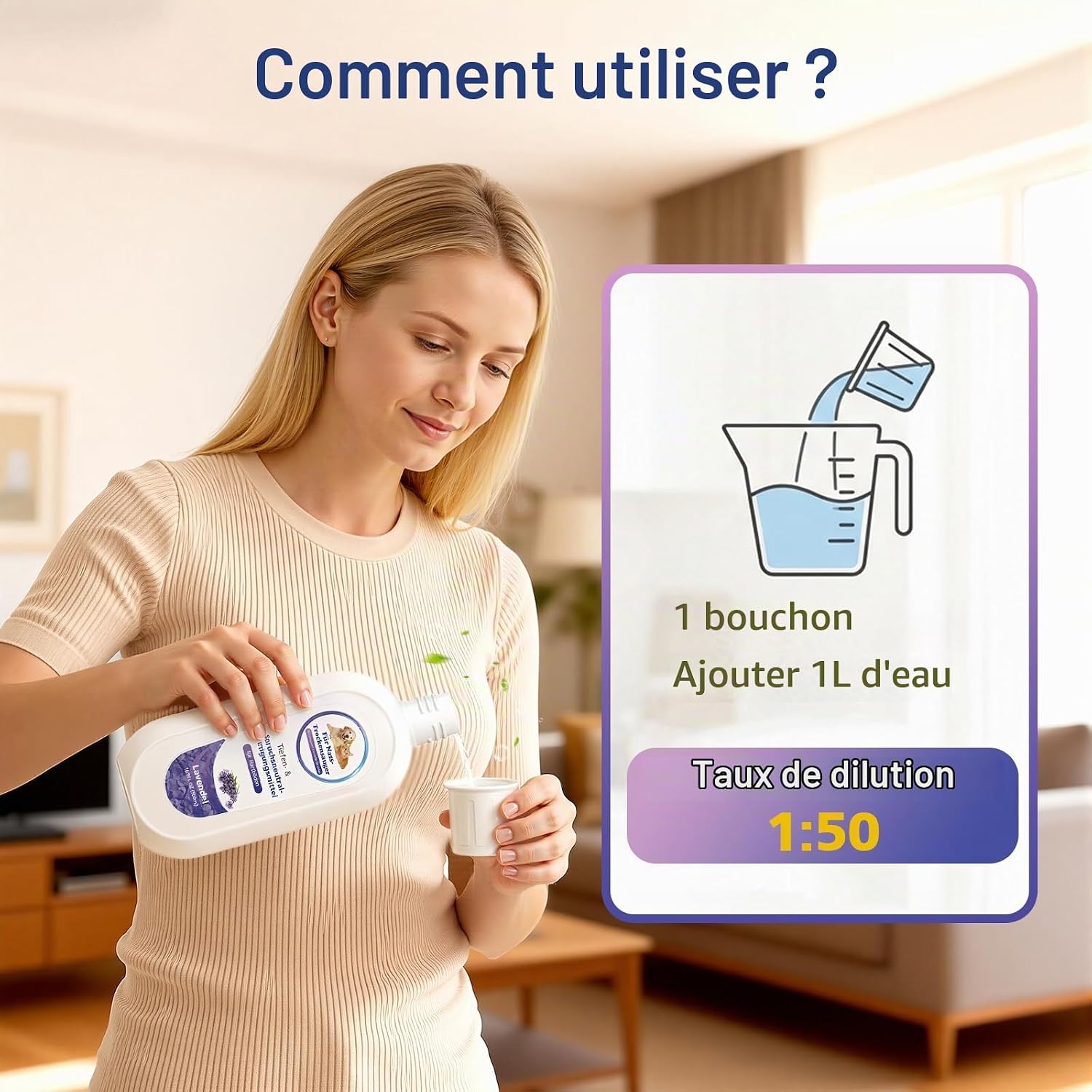 Thumbnail 6 de VILLAPOOL vloerreiniger 2 x 500 ml met lavendelgeur voor Tineco Floor One