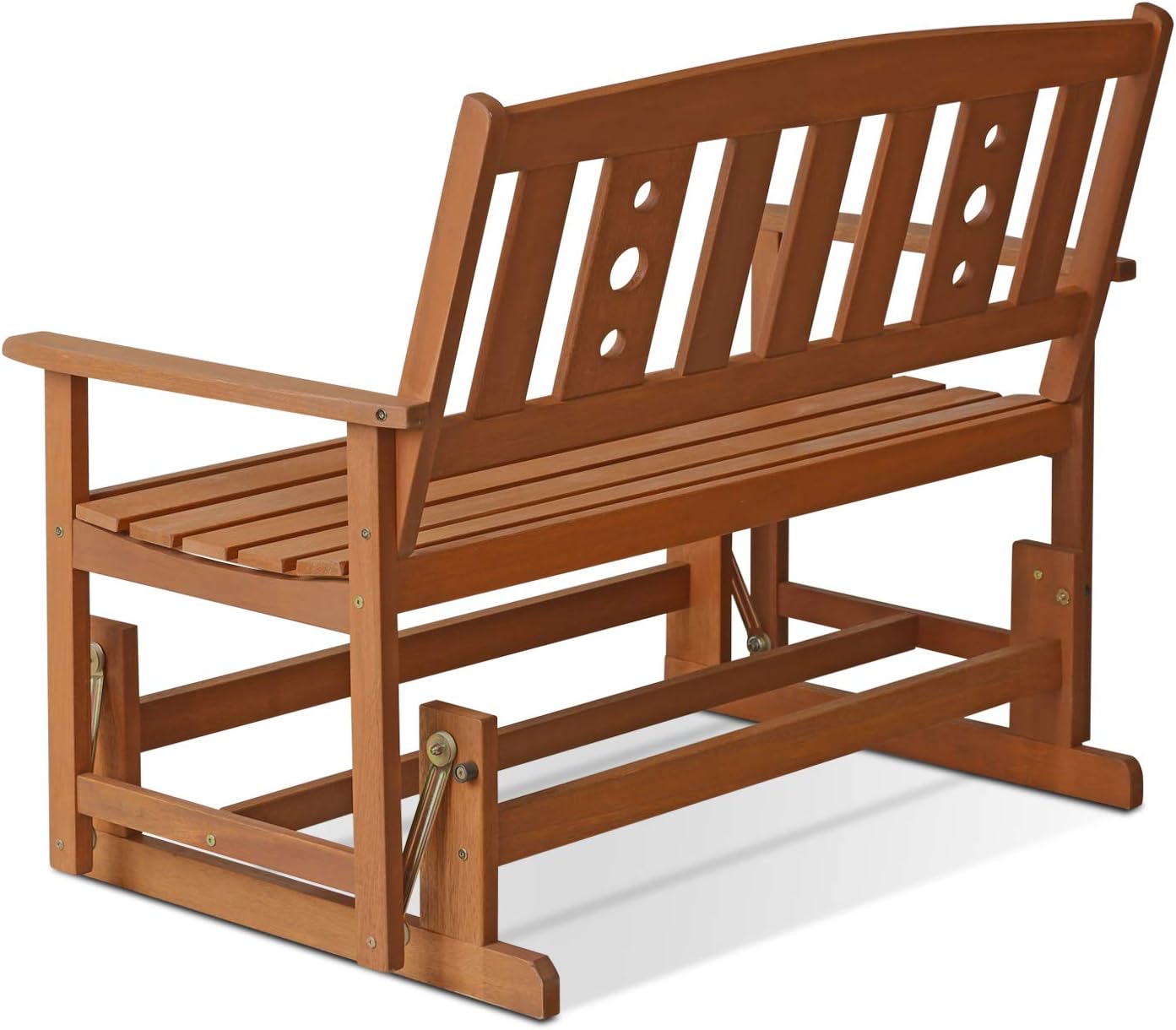 Thumbnail 4 de Furinno TIOMAN Outdoor Glider New Mexico Glider Chair (Natural) for patio, garden & porch