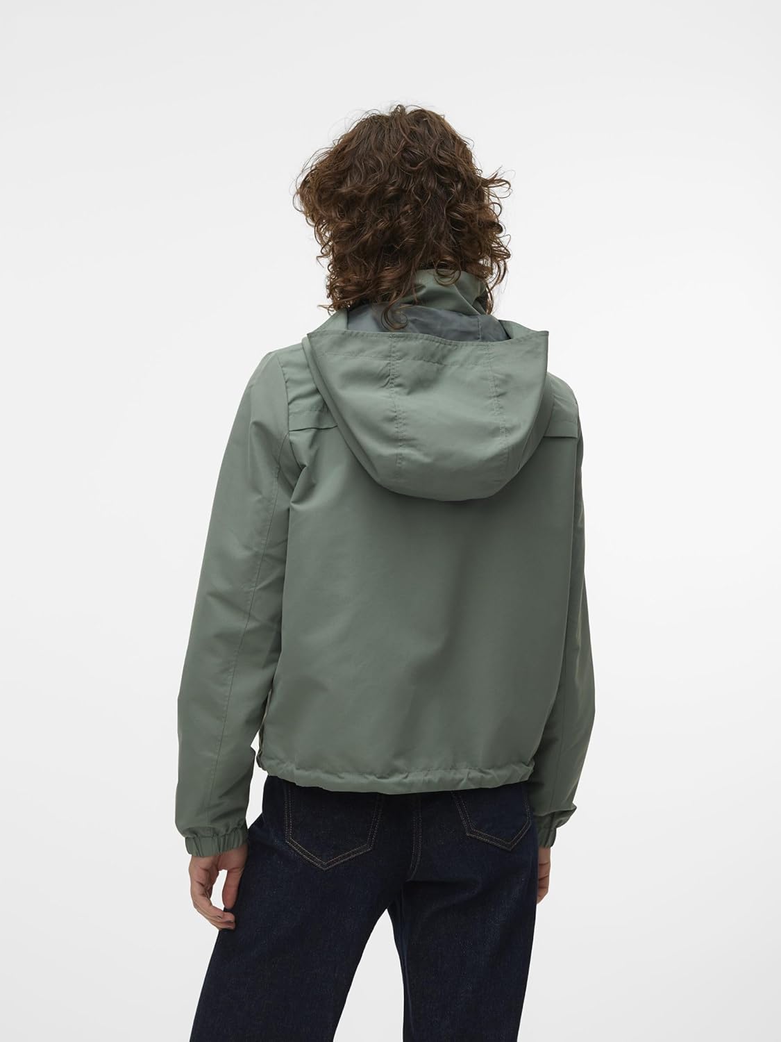 Detalle 2 de VERO MODA Langer Parka VMCZOA für Damen – mit elastischen Bündchen und Druckknopf-Taschen