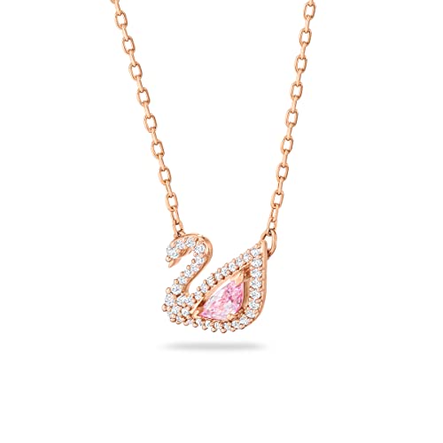 Thumbnail 2 de Swarovski Collana Dazzling Swan Cigno Rosa Placcato oro rosa