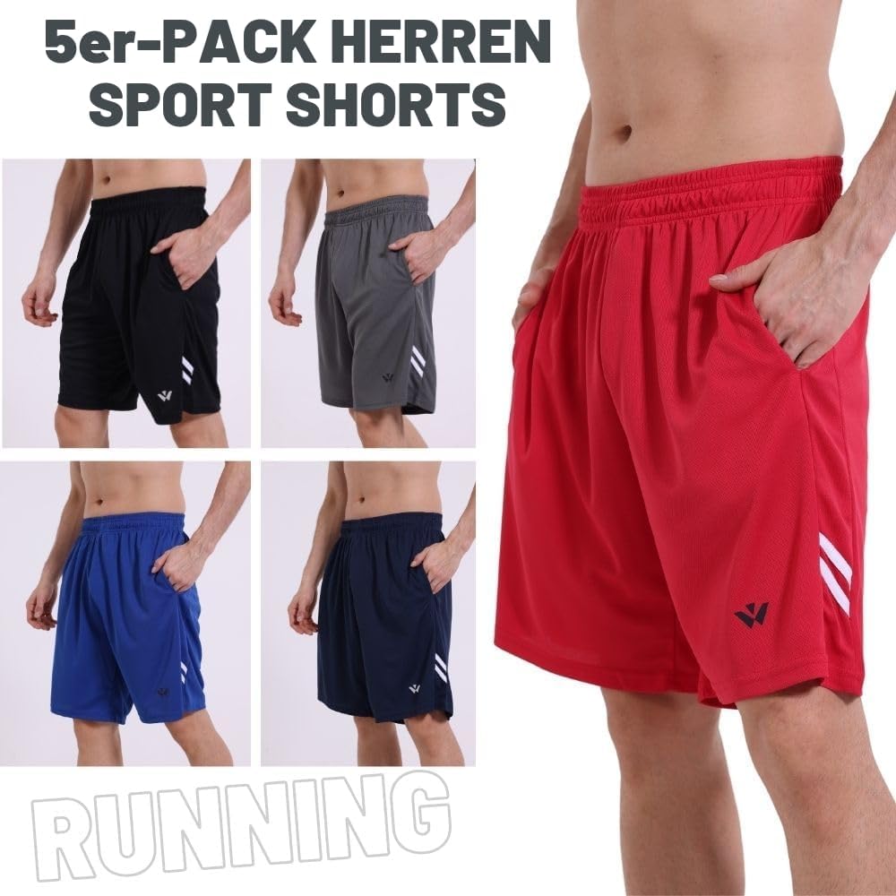 Thumbnail 1 de fovdtaa Herren-Sportshorts mit Taschen und elastischem Bund – schnell trocknend, 4-Wege-Stretch