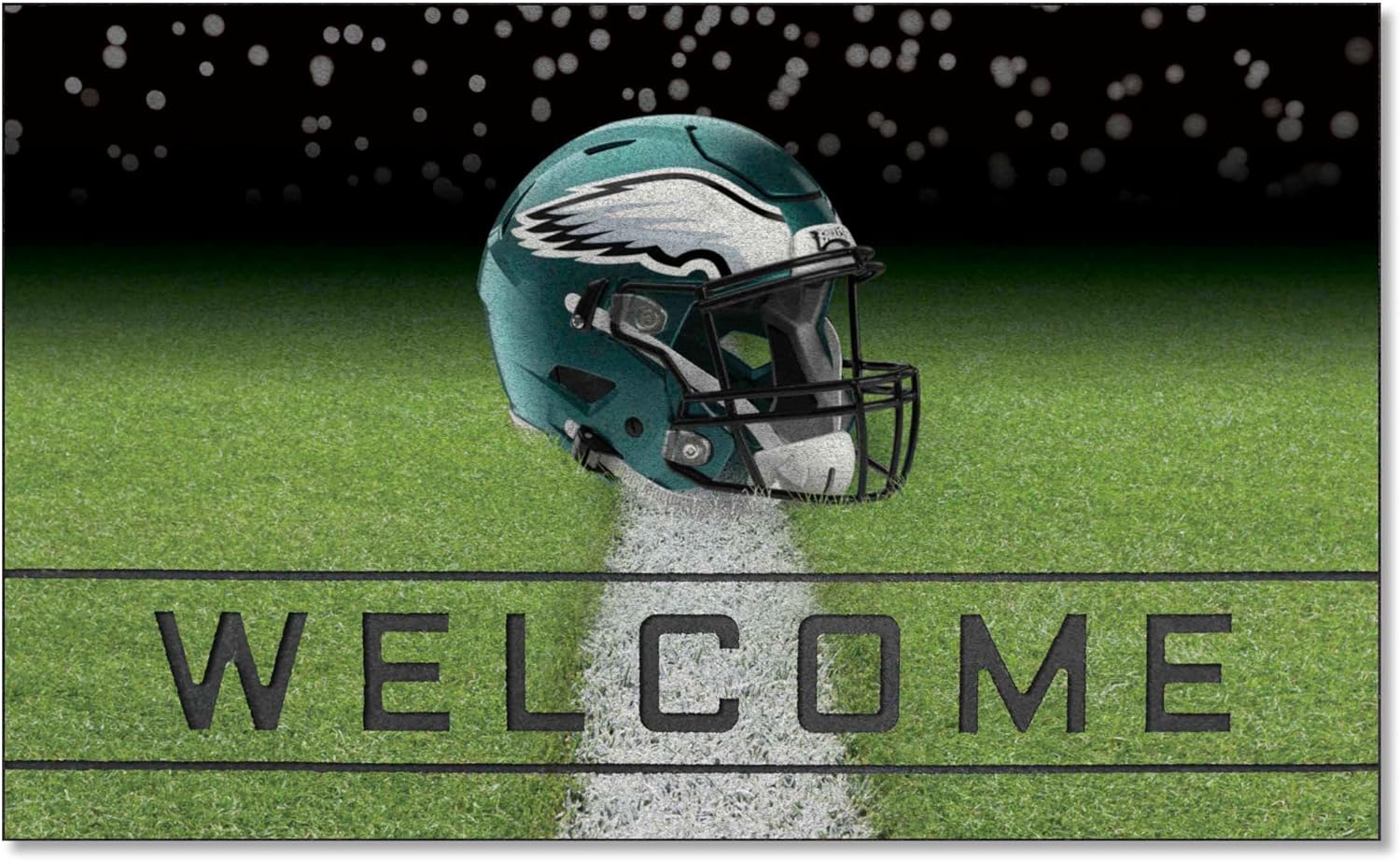 Detalle de FANMATS NFL Unisex-Adult Crumb Rubber Door Mat