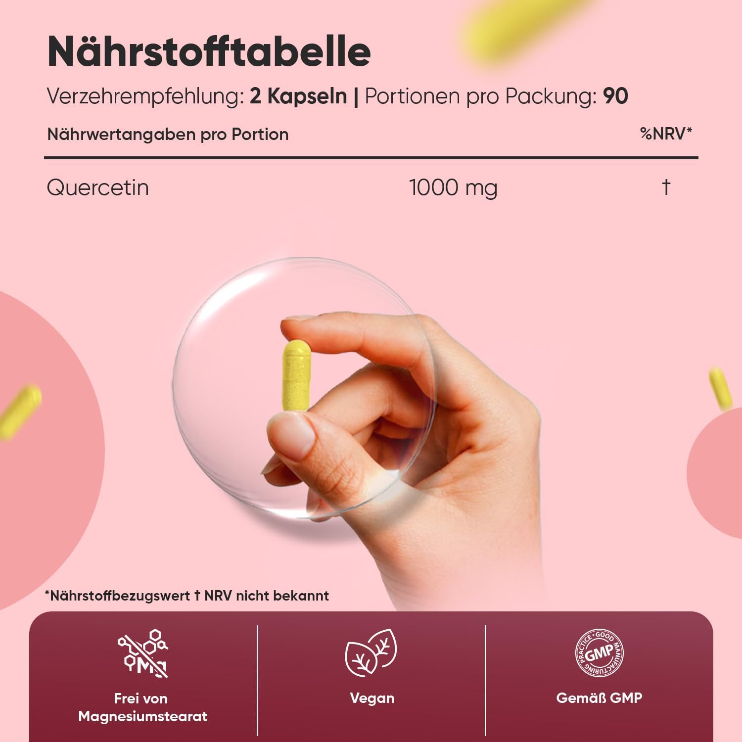 Thumbnail 2 de WeightWorld Reines Quercetin 180 Kapseln 💊