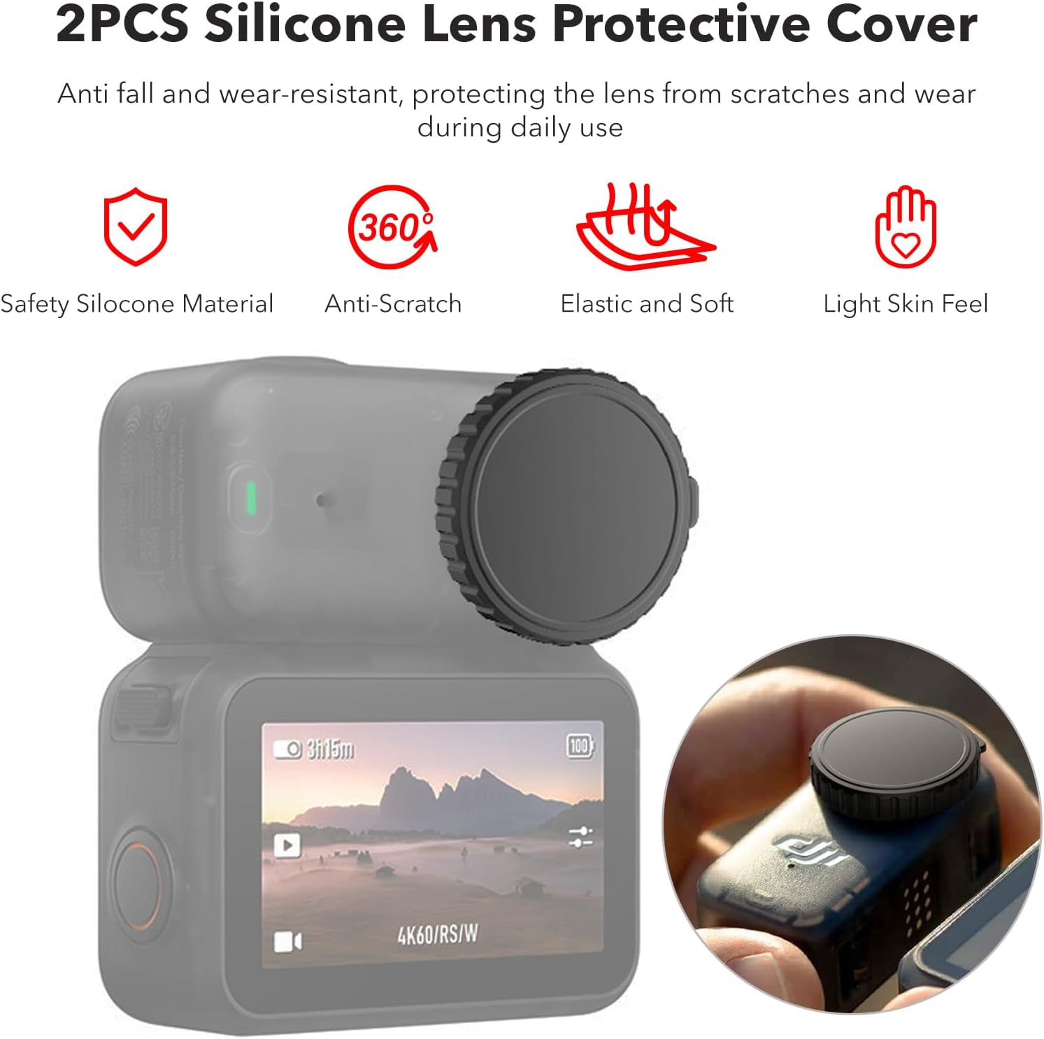 Thumbnail 1 de SYMIK Small Carrying Case for DJI Osmo Nano with Screen Protectors & Lens Caps